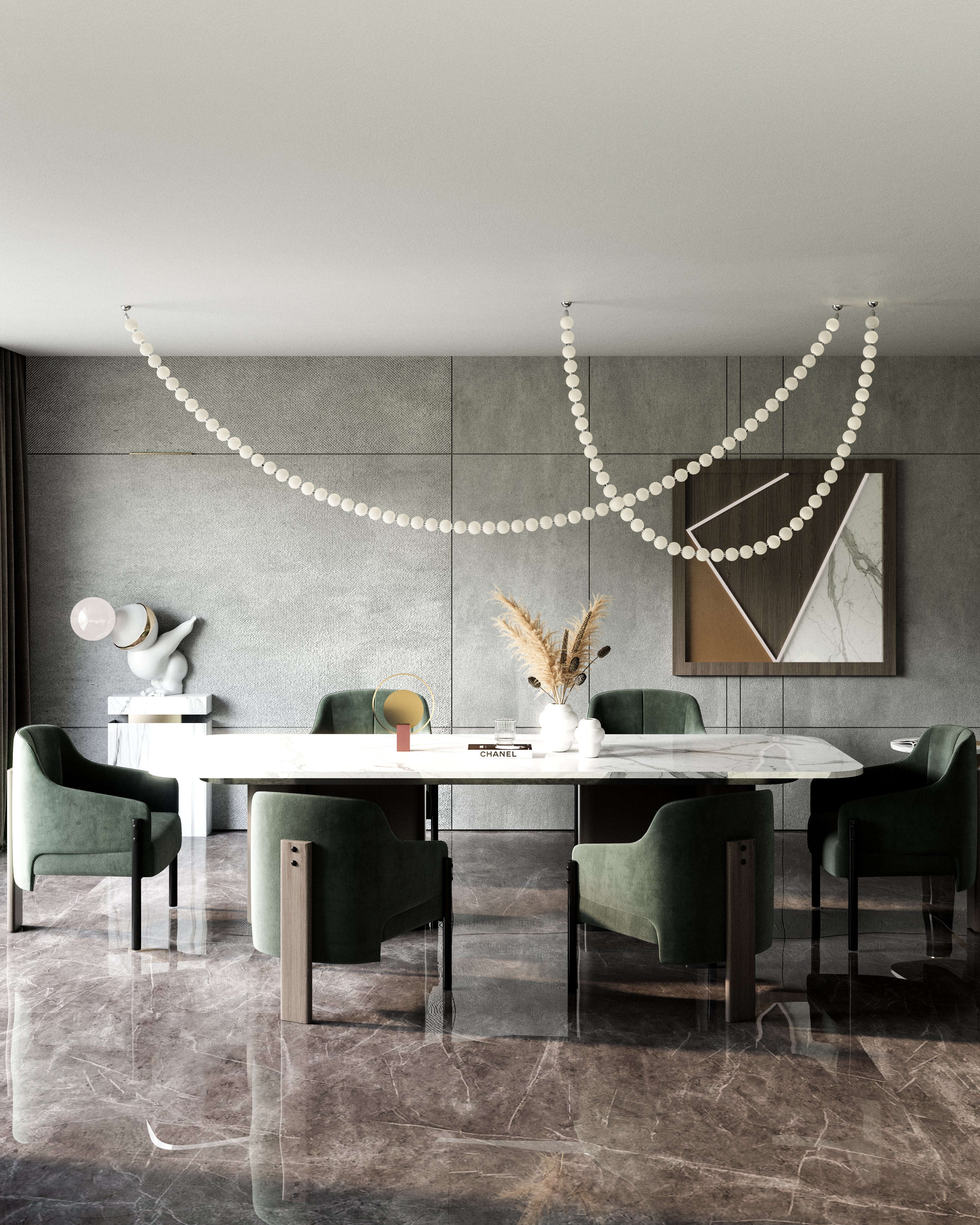 Akoya 17-ft Steel Pendant