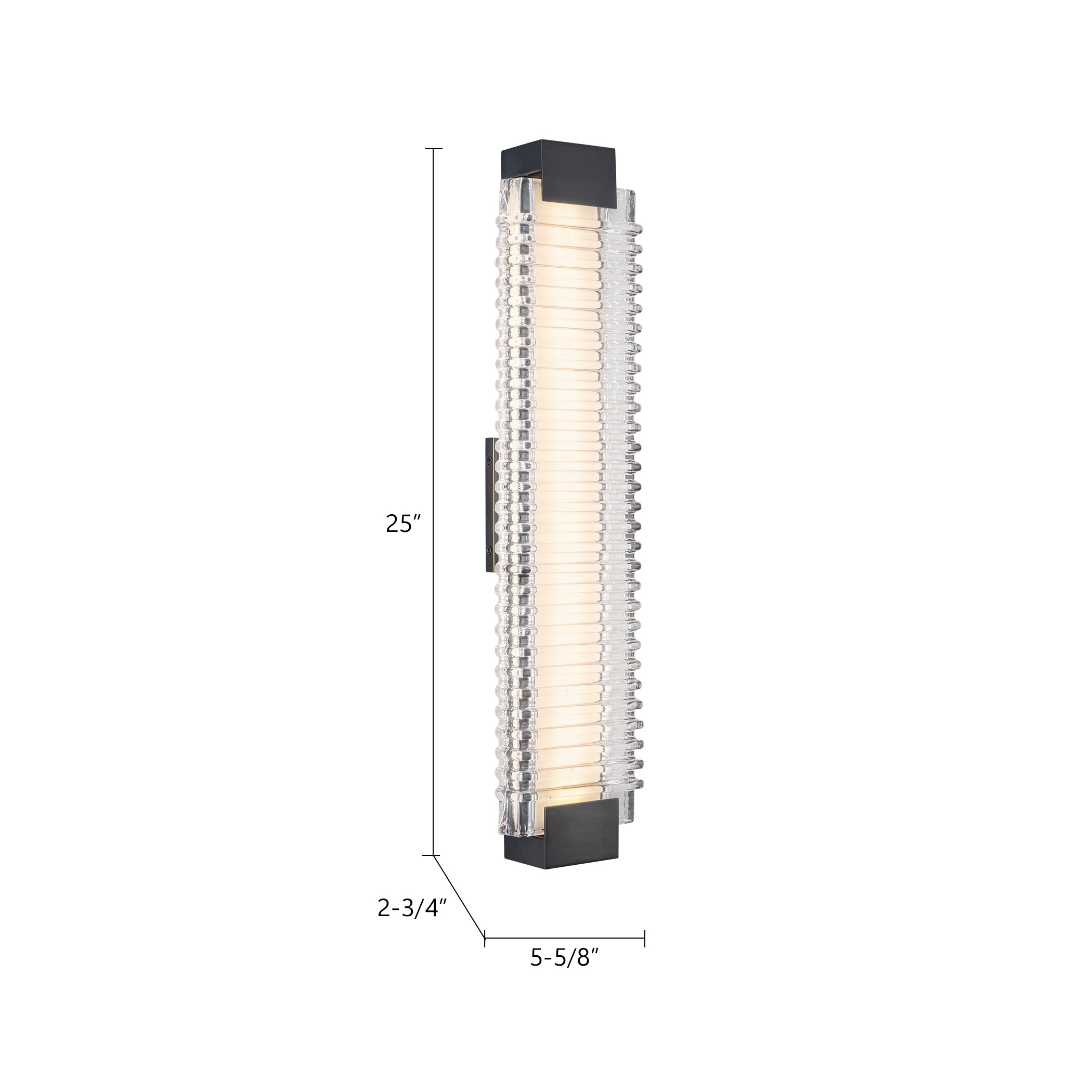 Alai 25-in Steel Vanity Light