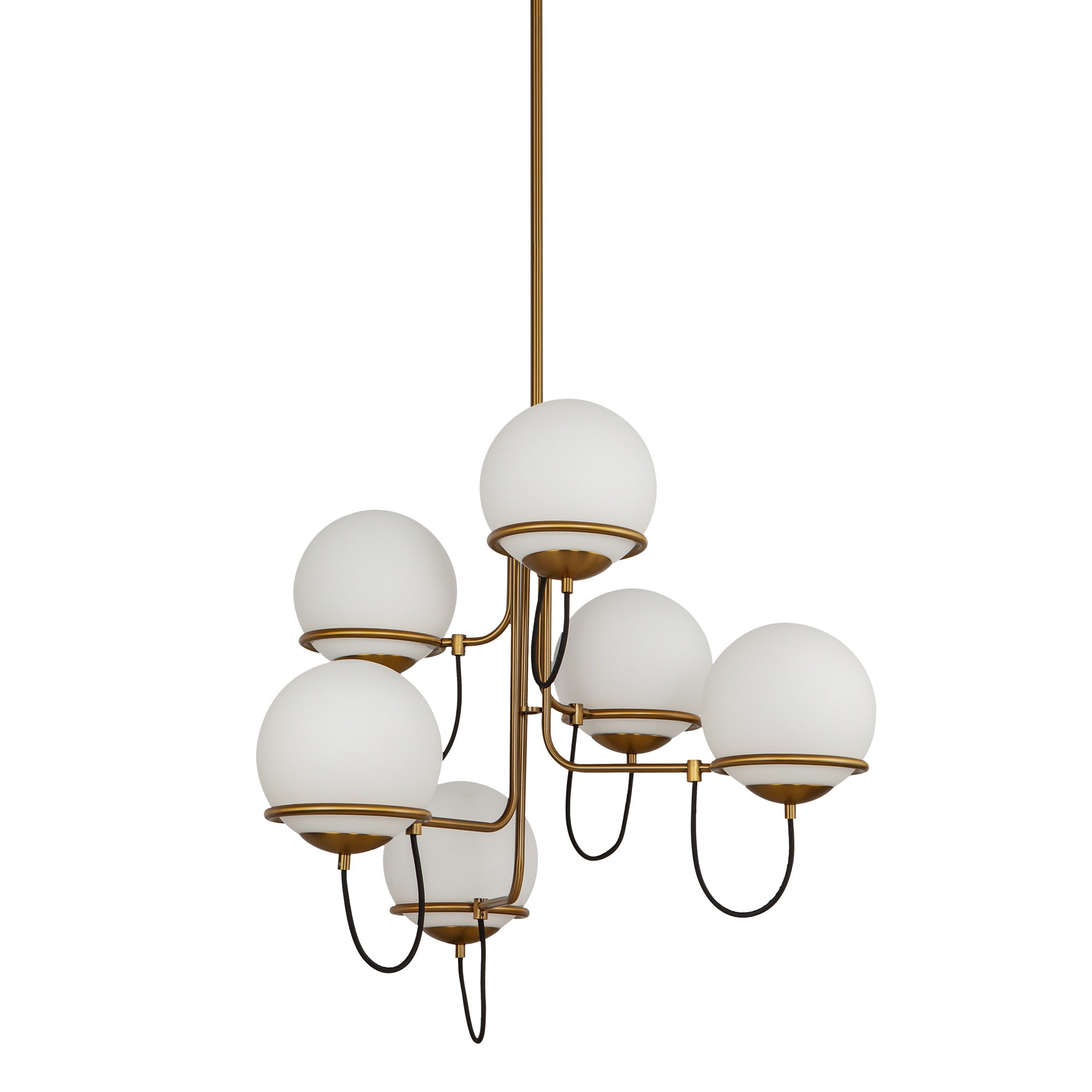 Alba 32-in Steel Chandelier
