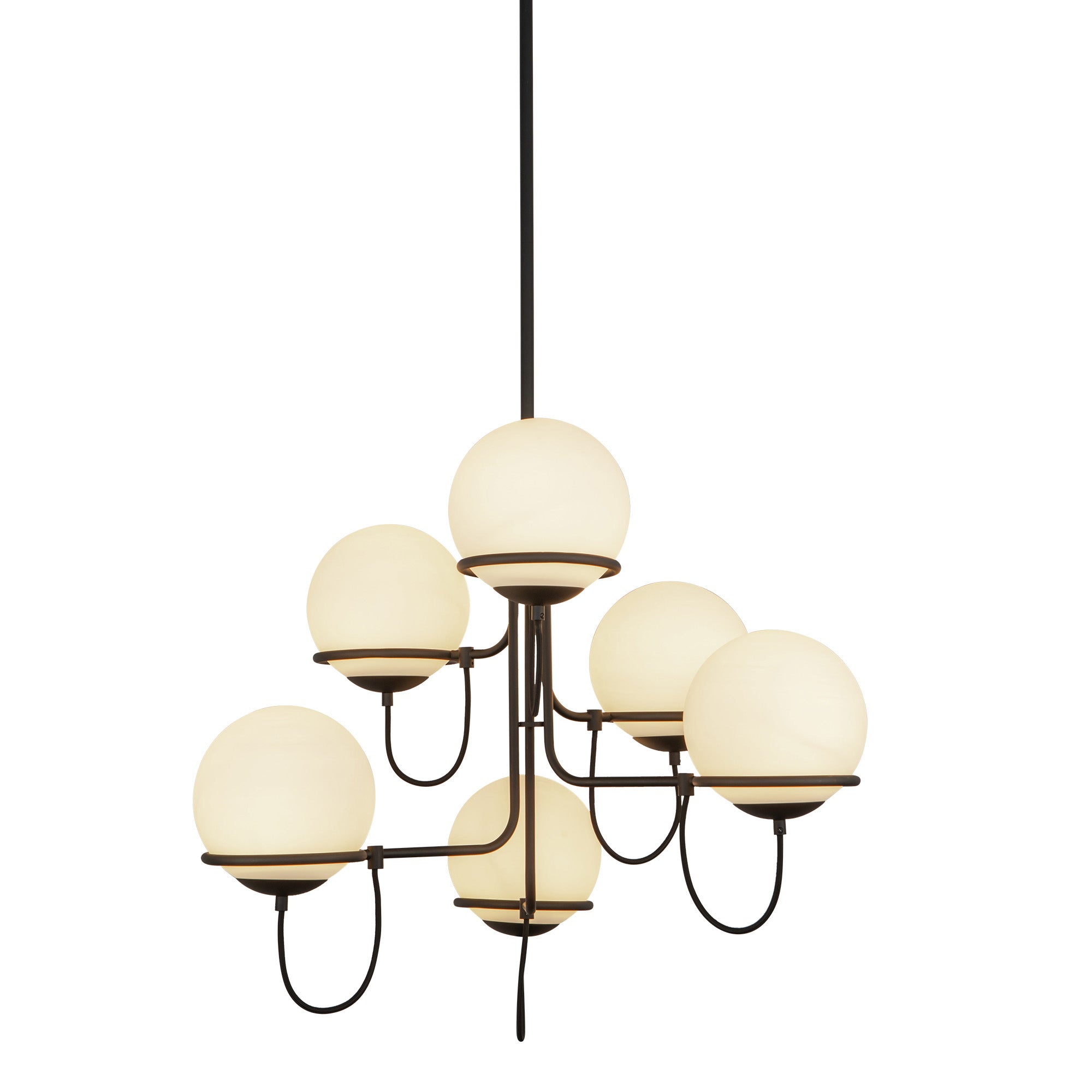 Alba 32-in Steel Chandelier