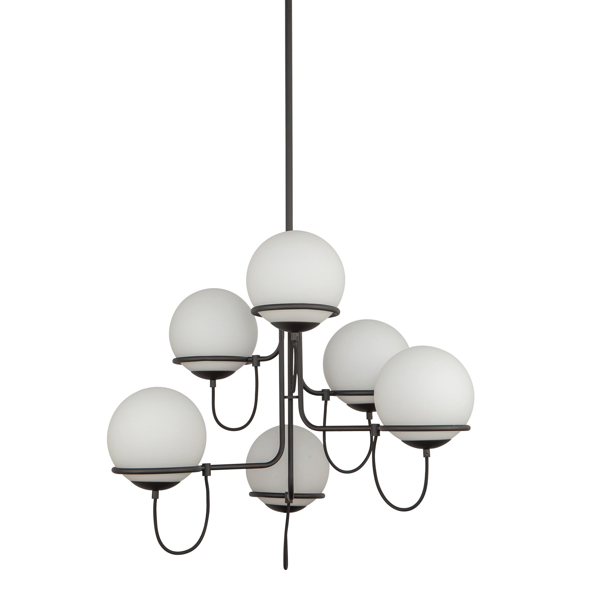 Alba 32-in Steel Chandelier