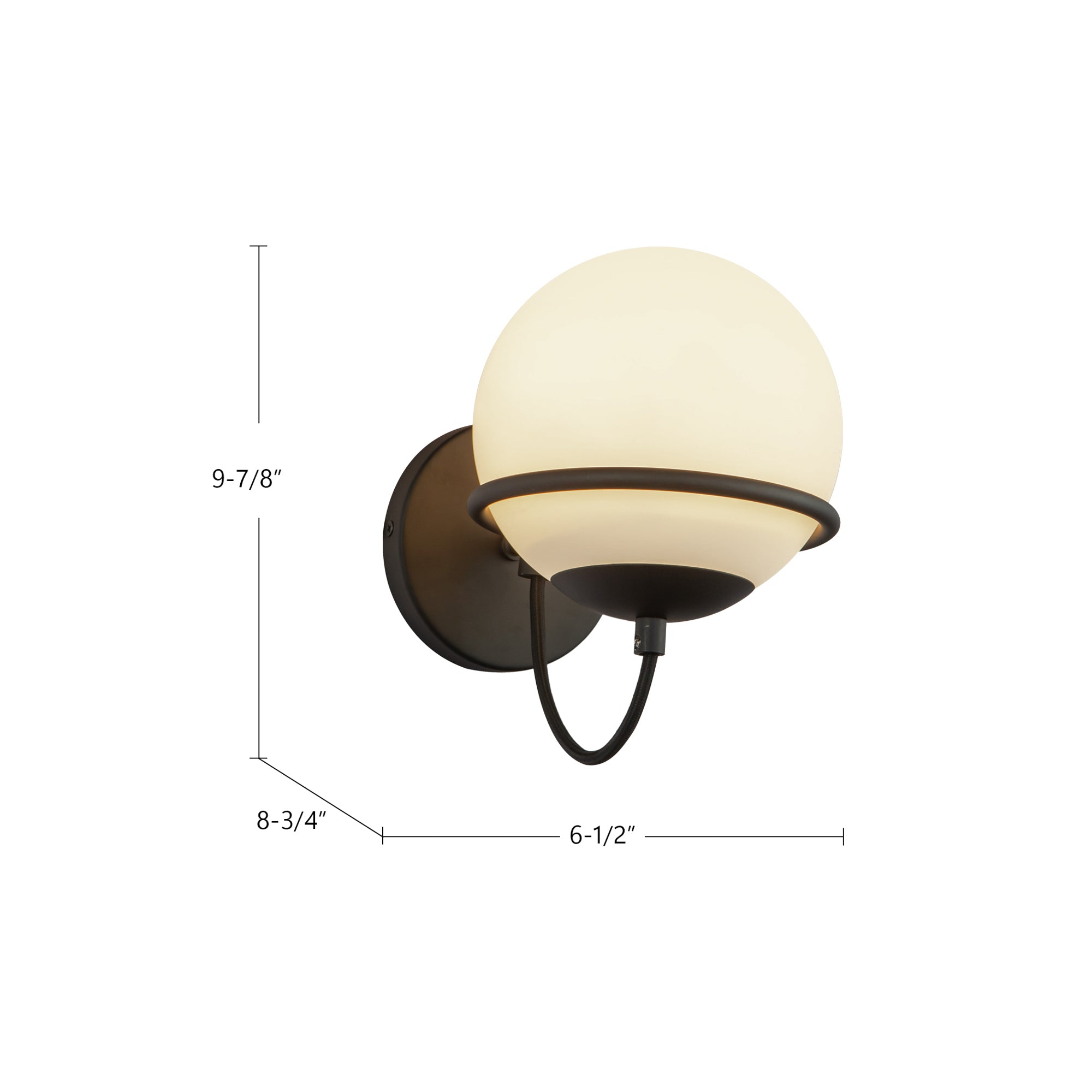 Alba 7-in Steel Vanity Light
