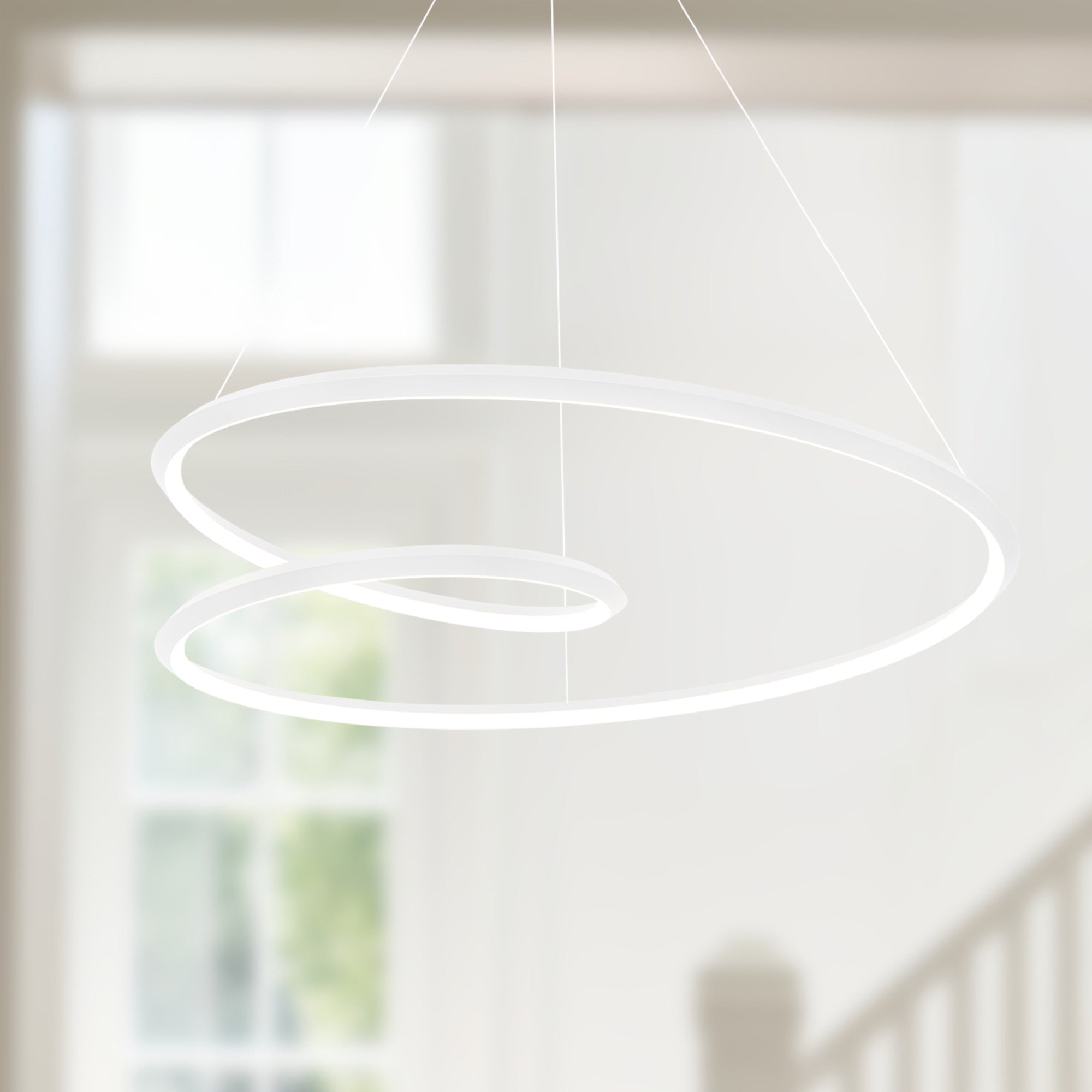 Ampersand 39-in Aluminum Pendant