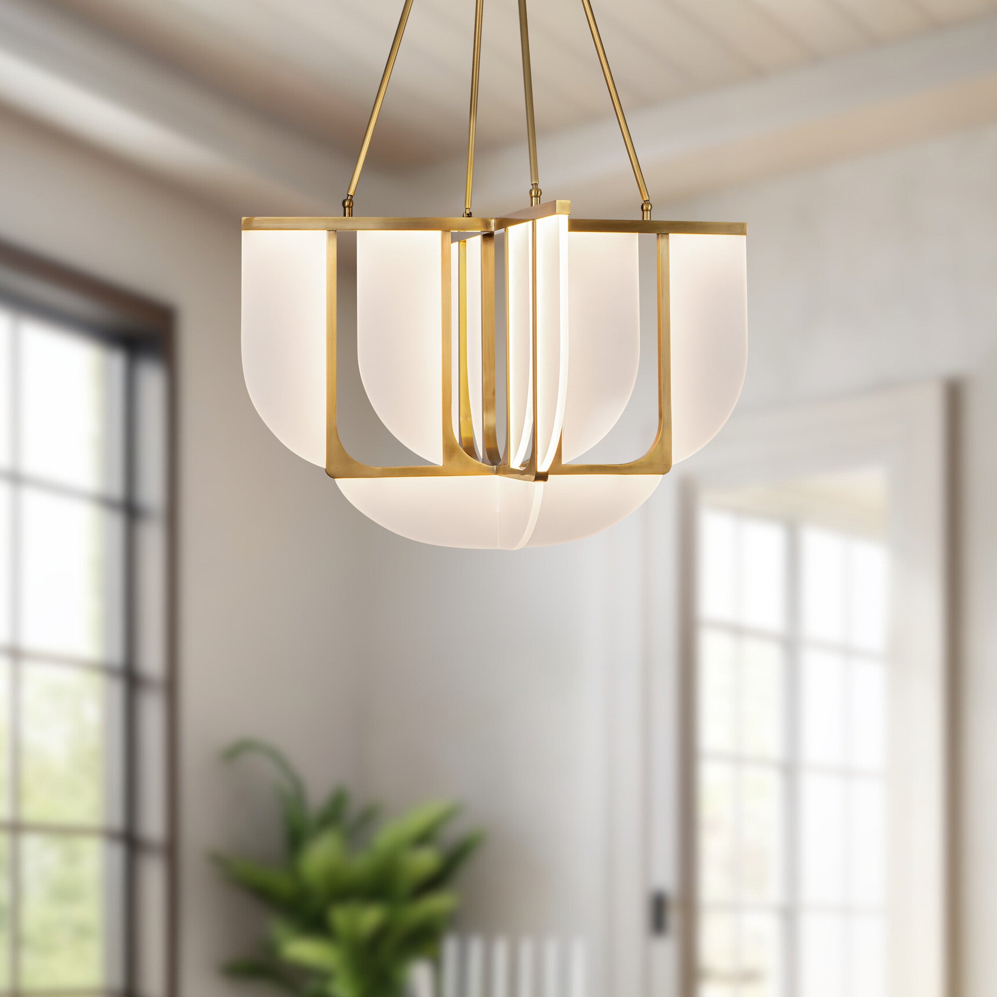 Anders 30-in Steel Chandelier