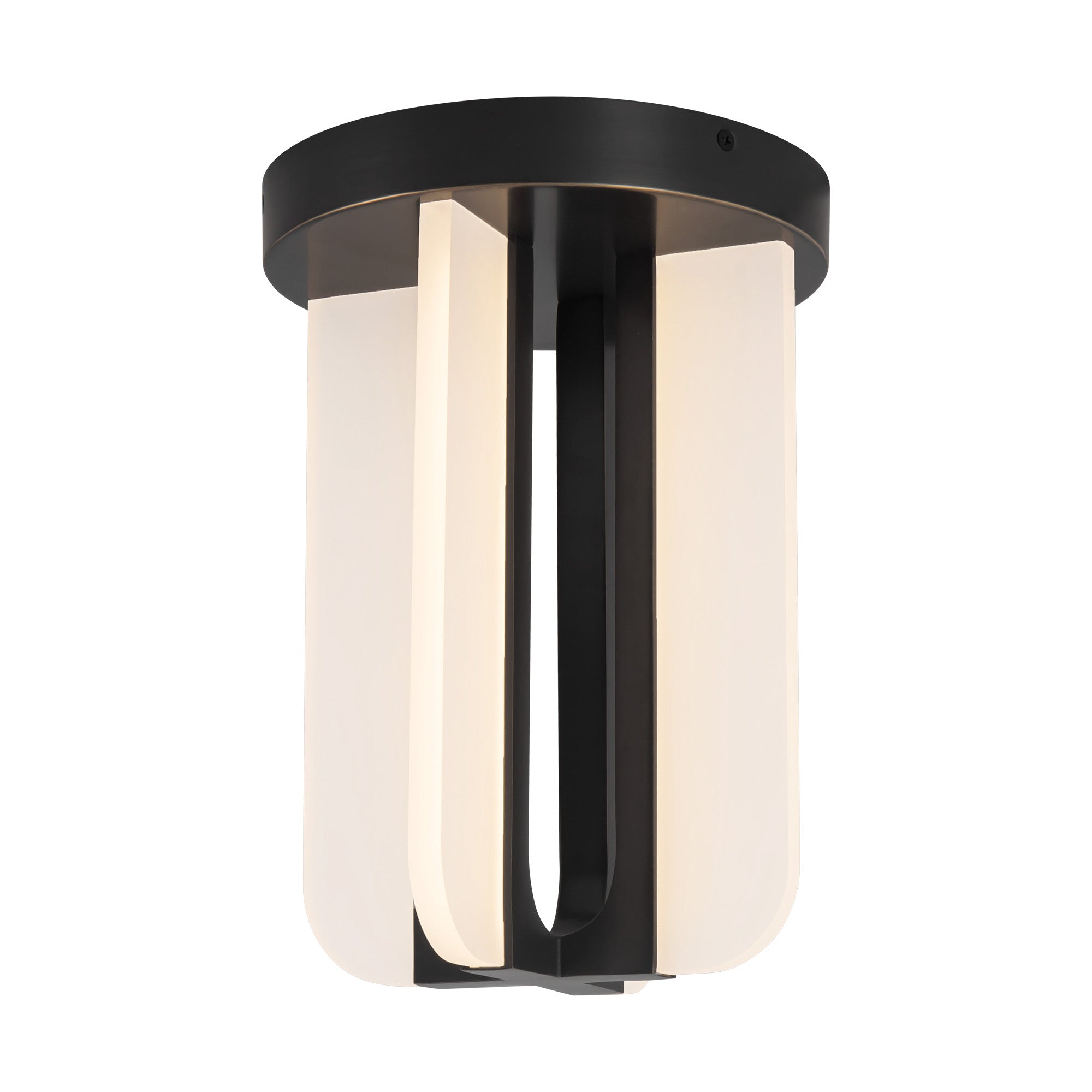 Anders 8-in Steel Semi-Flush Mount