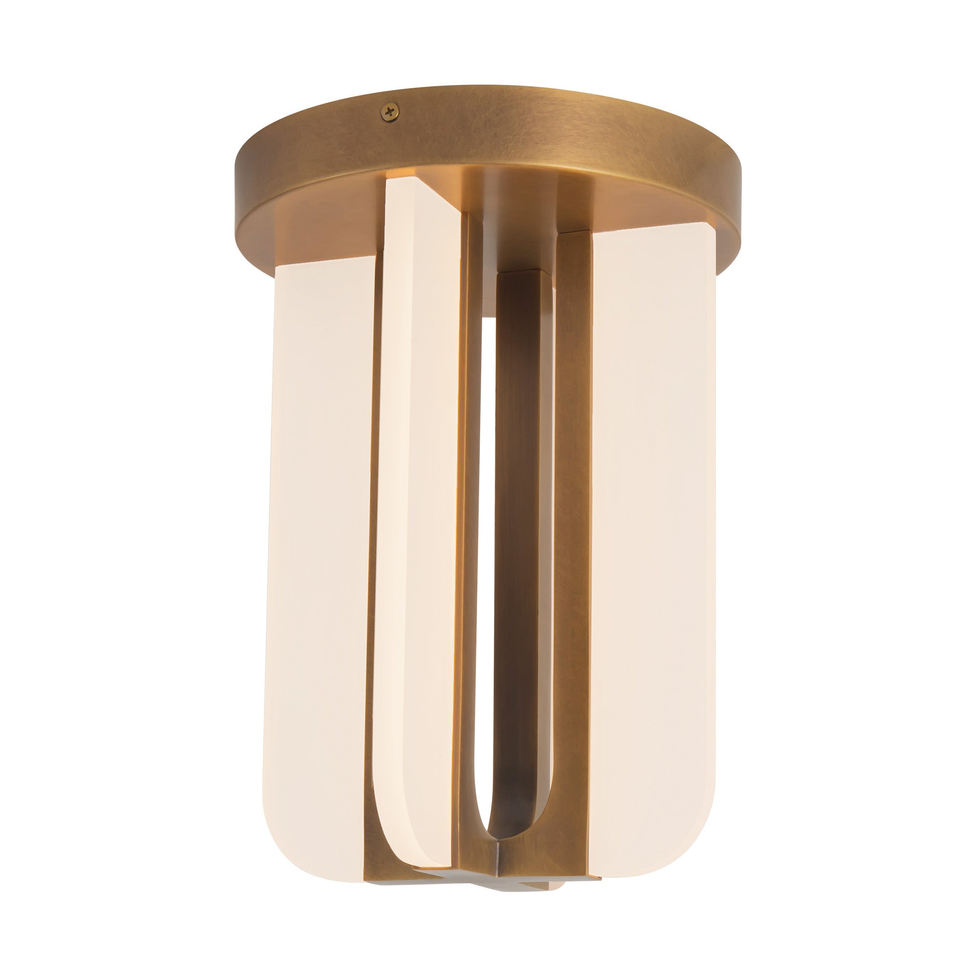 Anders 8-in Steel Semi-Flush Mount