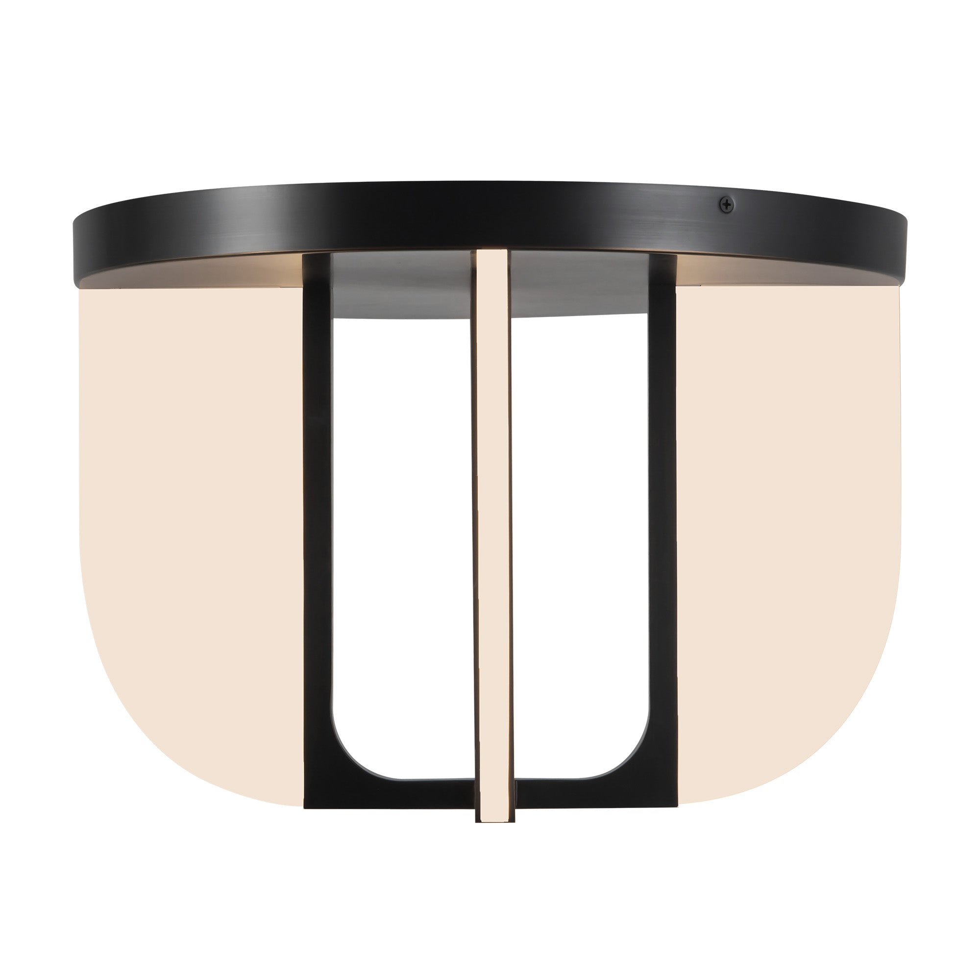 Anders 17-in Steel Semi-Flush Mount
