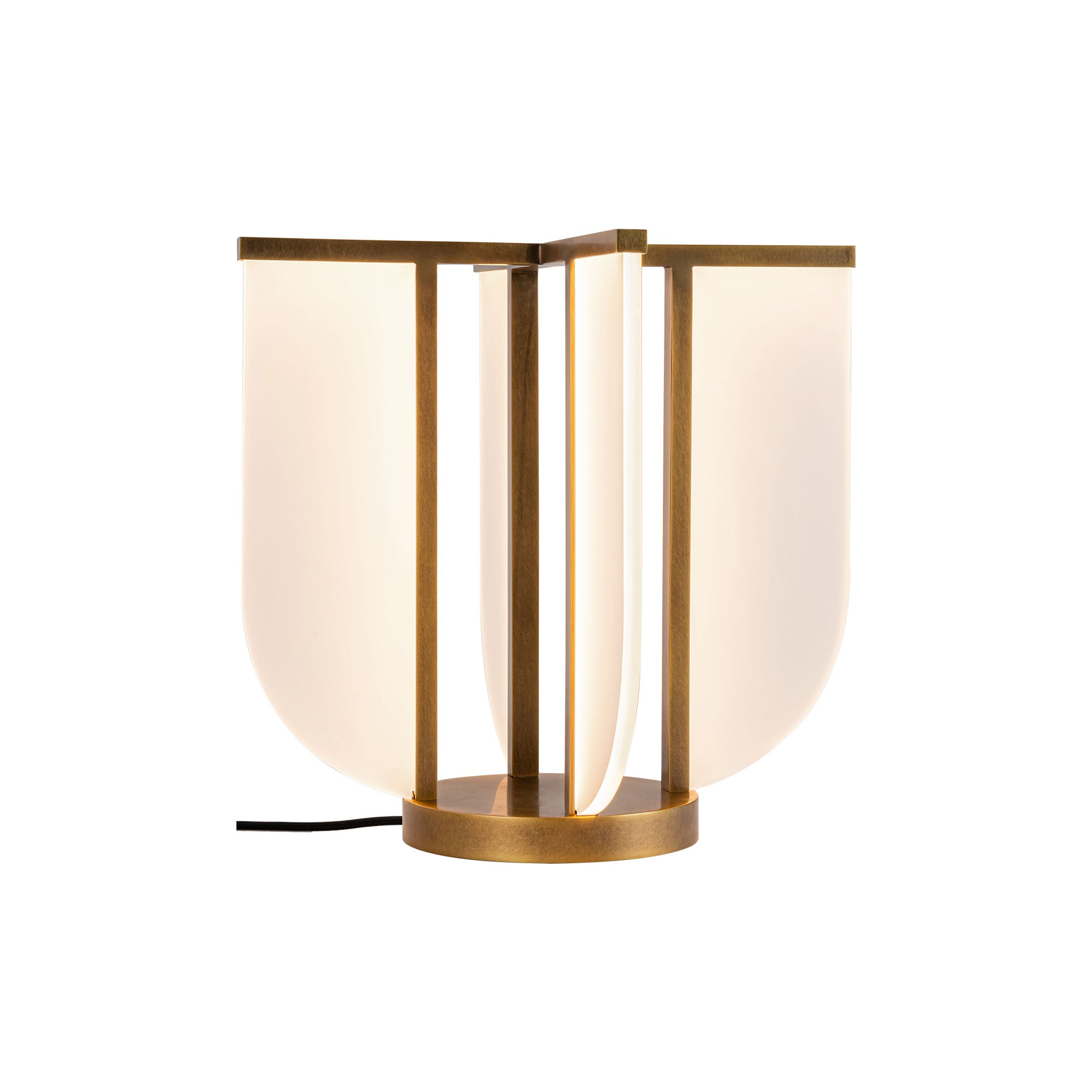 Anders 15-in Brass Table Lamp