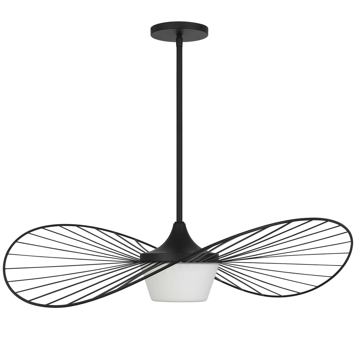 34-Inch Sand Black New Wave Outdoor LED Pendant Light