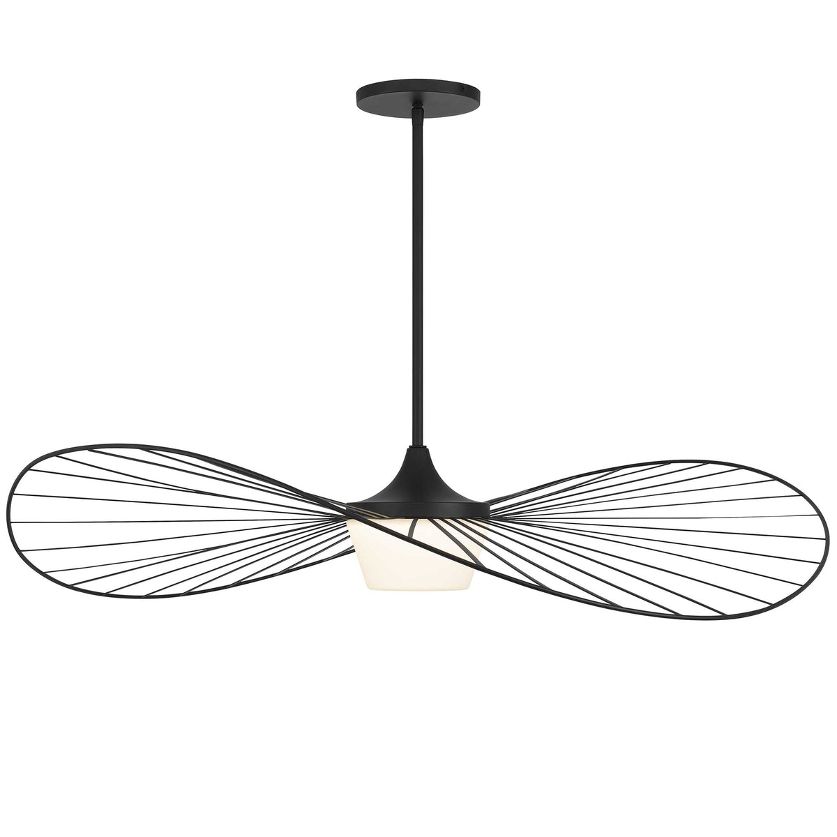 44-Inch Sand Black New Wave Outdoor LED Pendant Light
