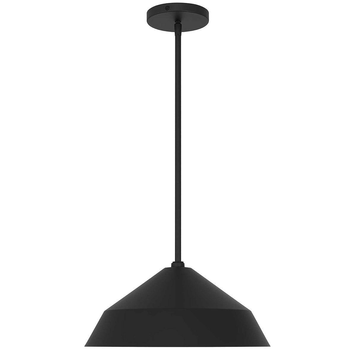 14-Inch Sand Black Nin Outdoor LED Pendant Light