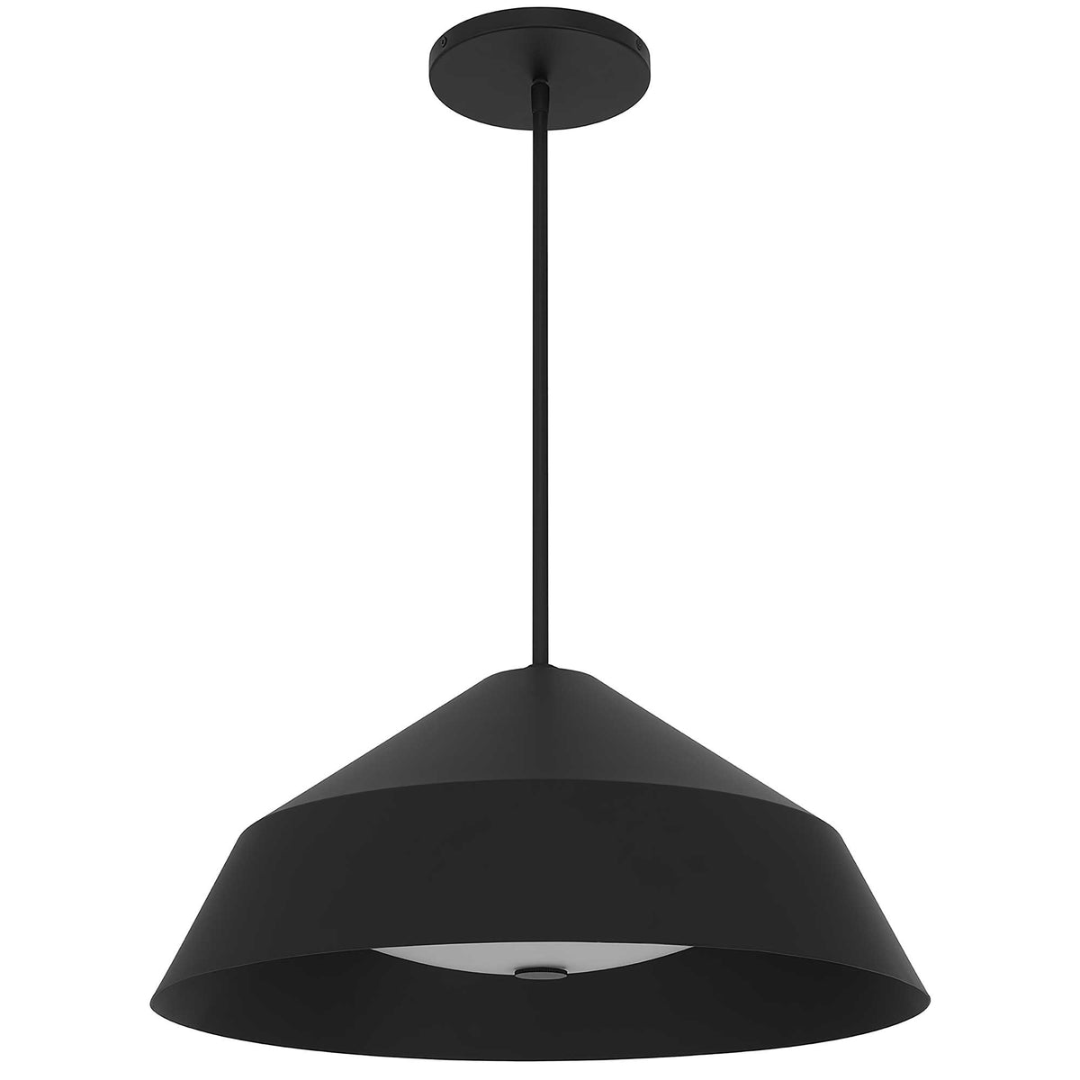 22-Inch Sand Black Nin Outdoor LED Pendant Light