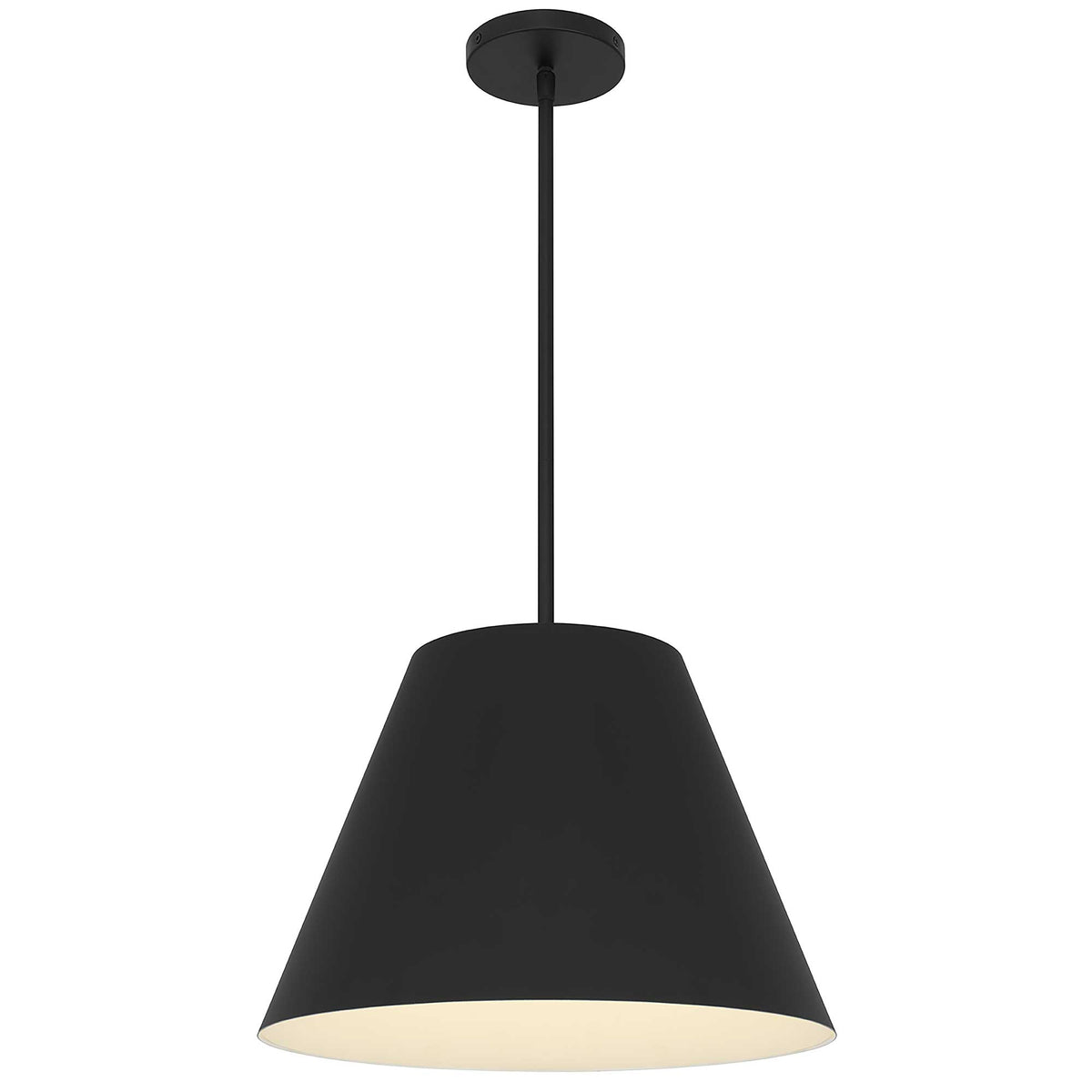 16-Inch Sand Black Jaz Outdoor LED Pendant Light