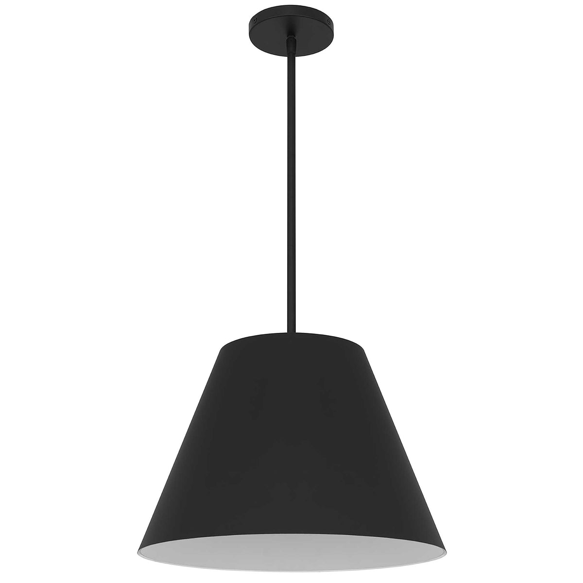 16-Inch Sand Black Jaz Outdoor LED Pendant Light