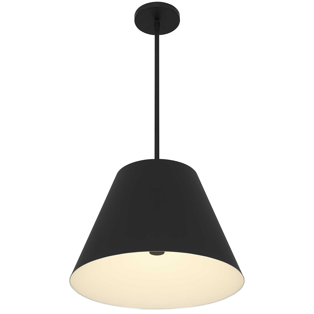 16-Inch Sand Black Jaz Outdoor LED Pendant Light