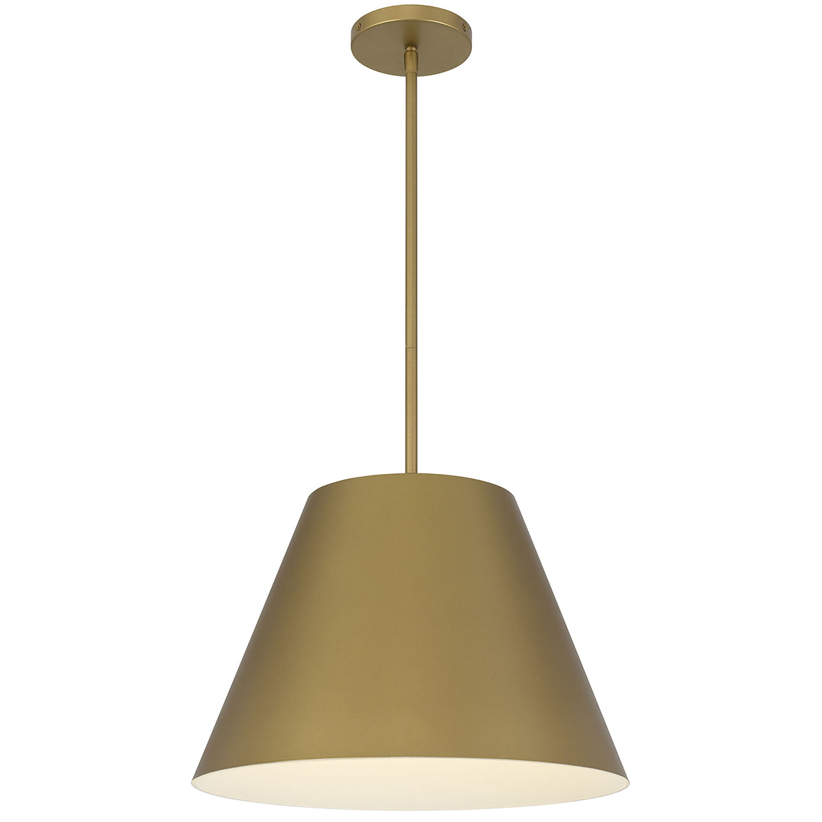 16-Inch Painted Brass Jaz Outdoor LED Pendant Light
