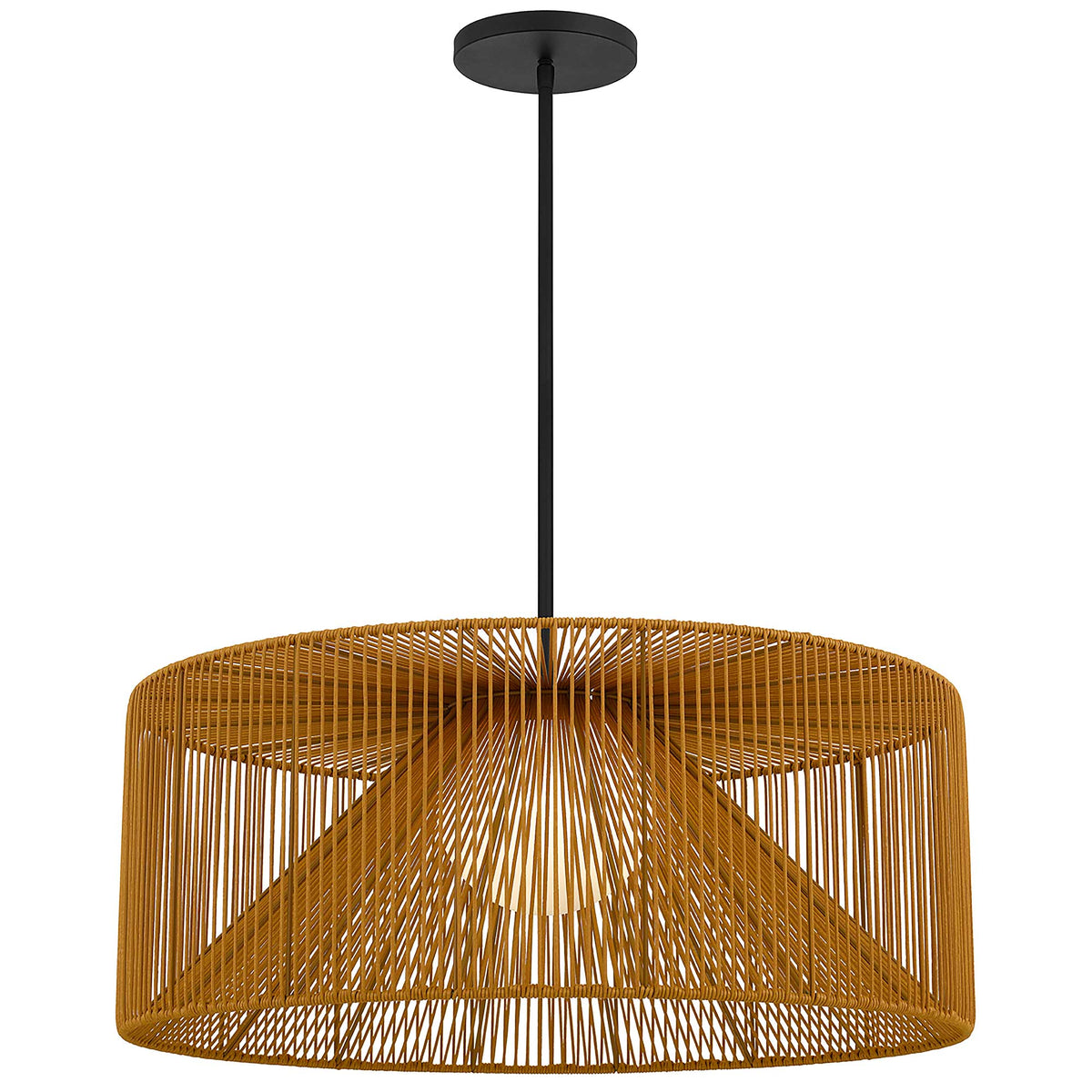 30-Inch Sand Black Key West Outdoor LED Pendant Light