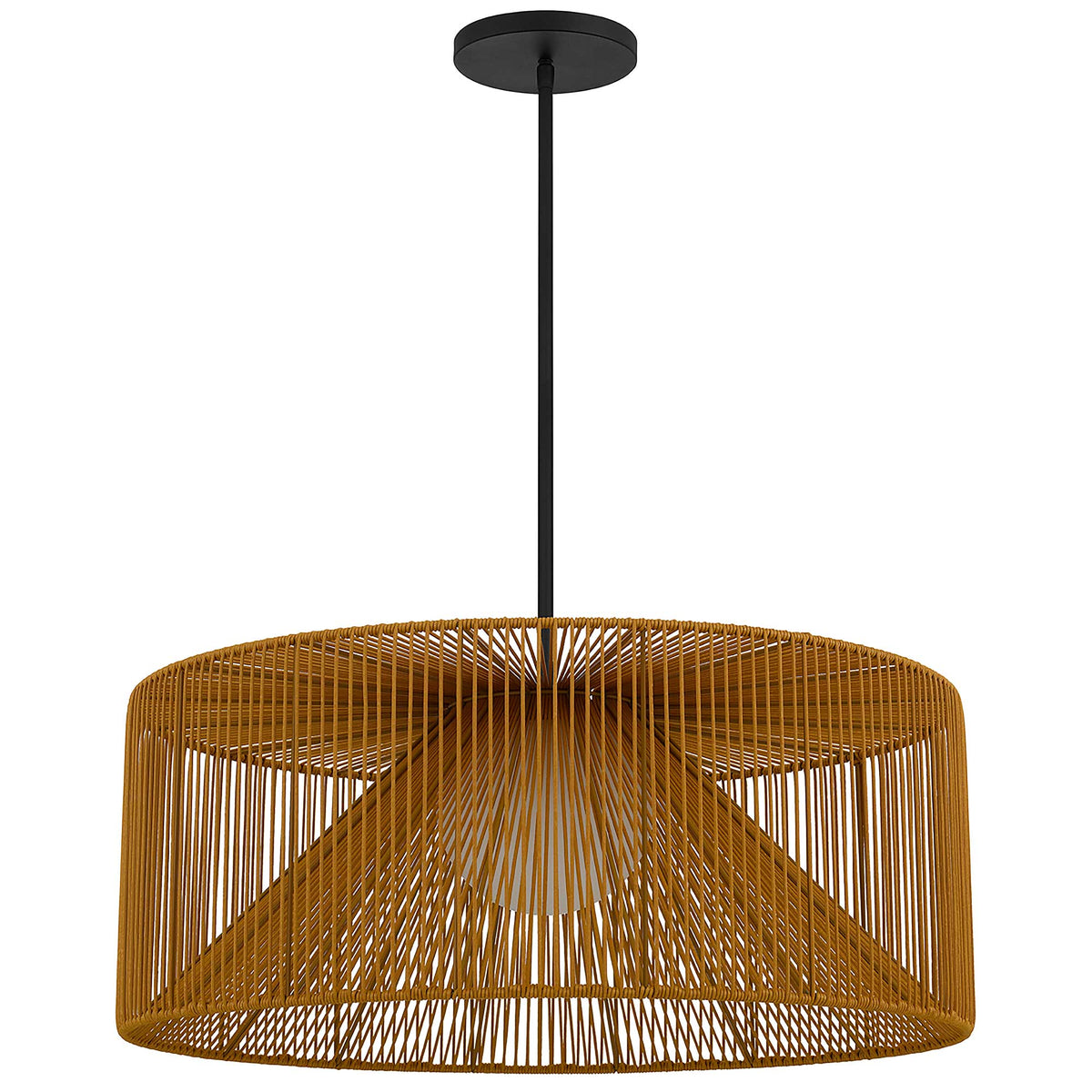 30-Inch Sand Black Key West Outdoor LED Pendant Light