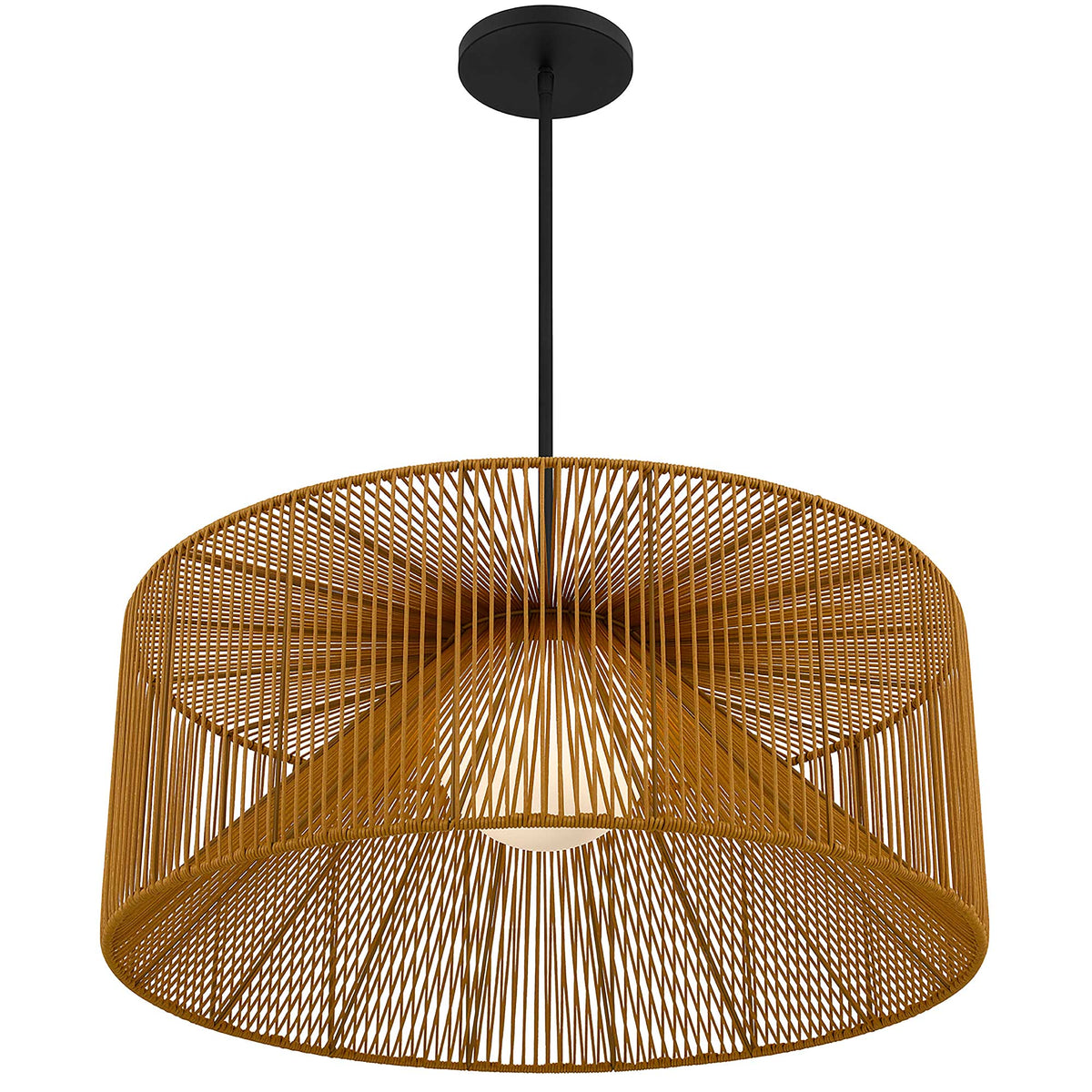 30-Inch Sand Black Key West Outdoor LED Pendant Light