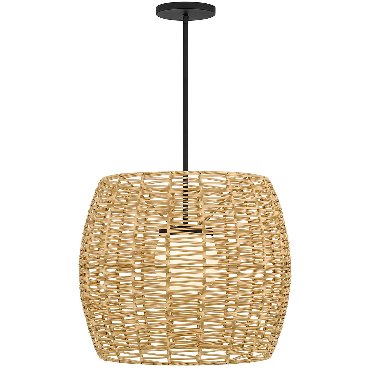 24-Inch Sand Black Aruba Outdoor LED Pendant Light