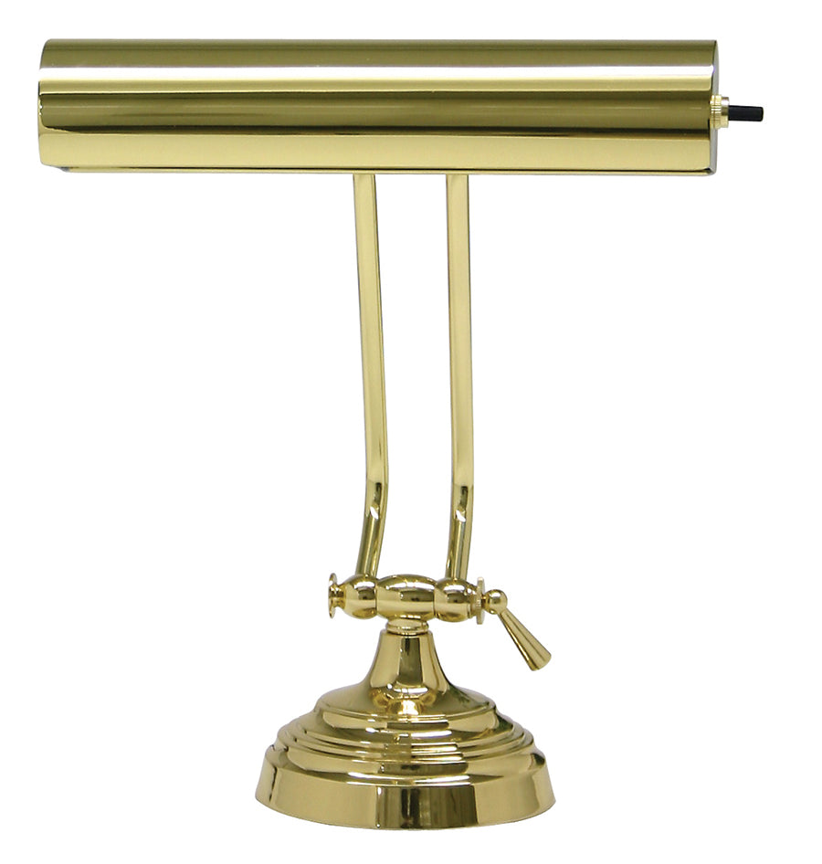 10.5-inch Advent Polished Brass Desk Lamp