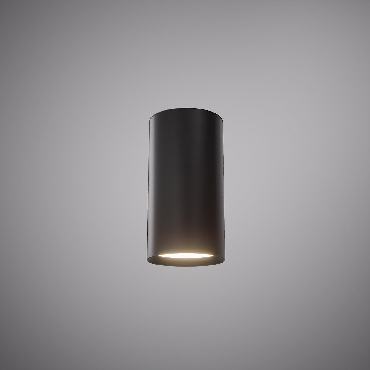 Scopo Flush Mount Matte Black Dimmable 25W