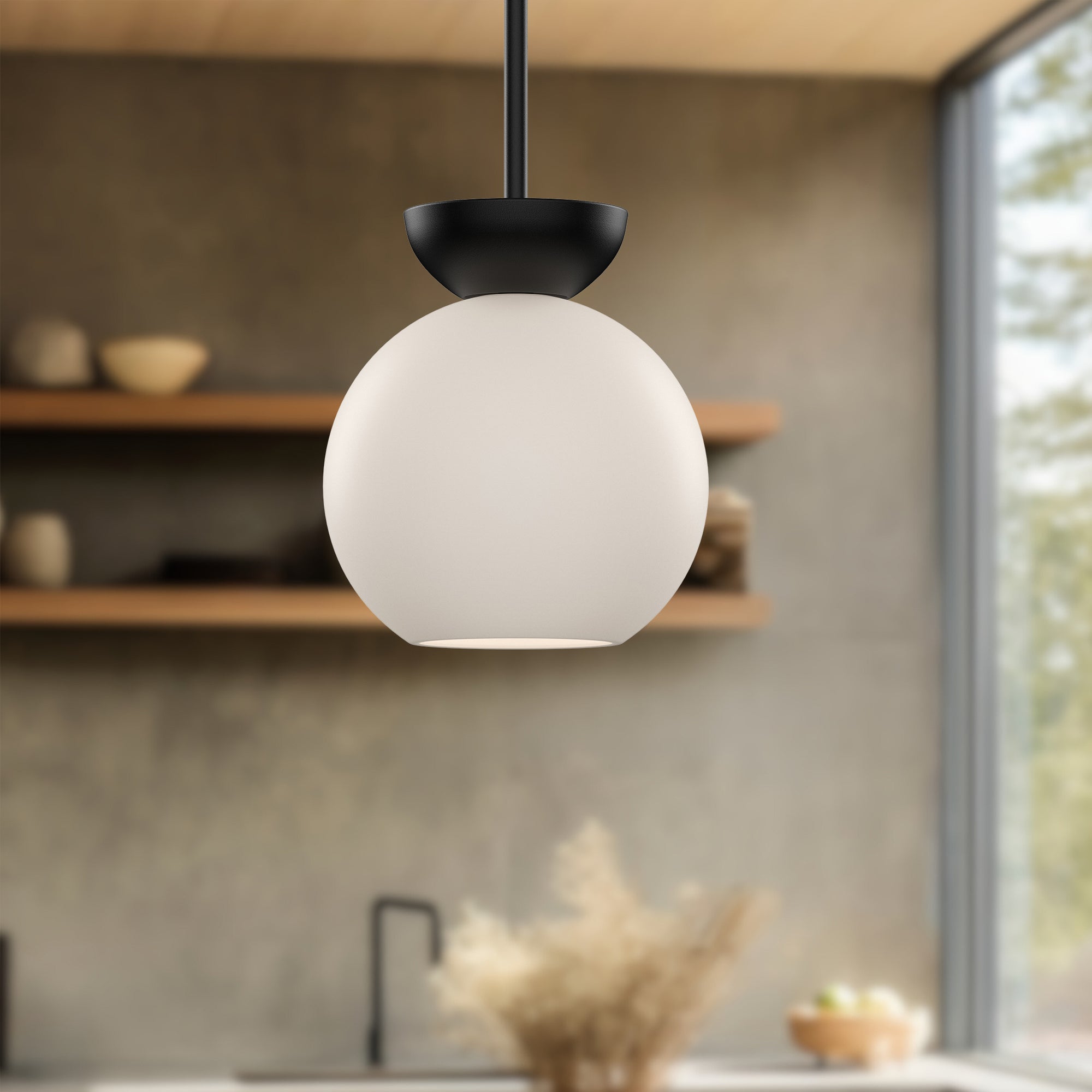 Arcadia 8-in Steel Pendant