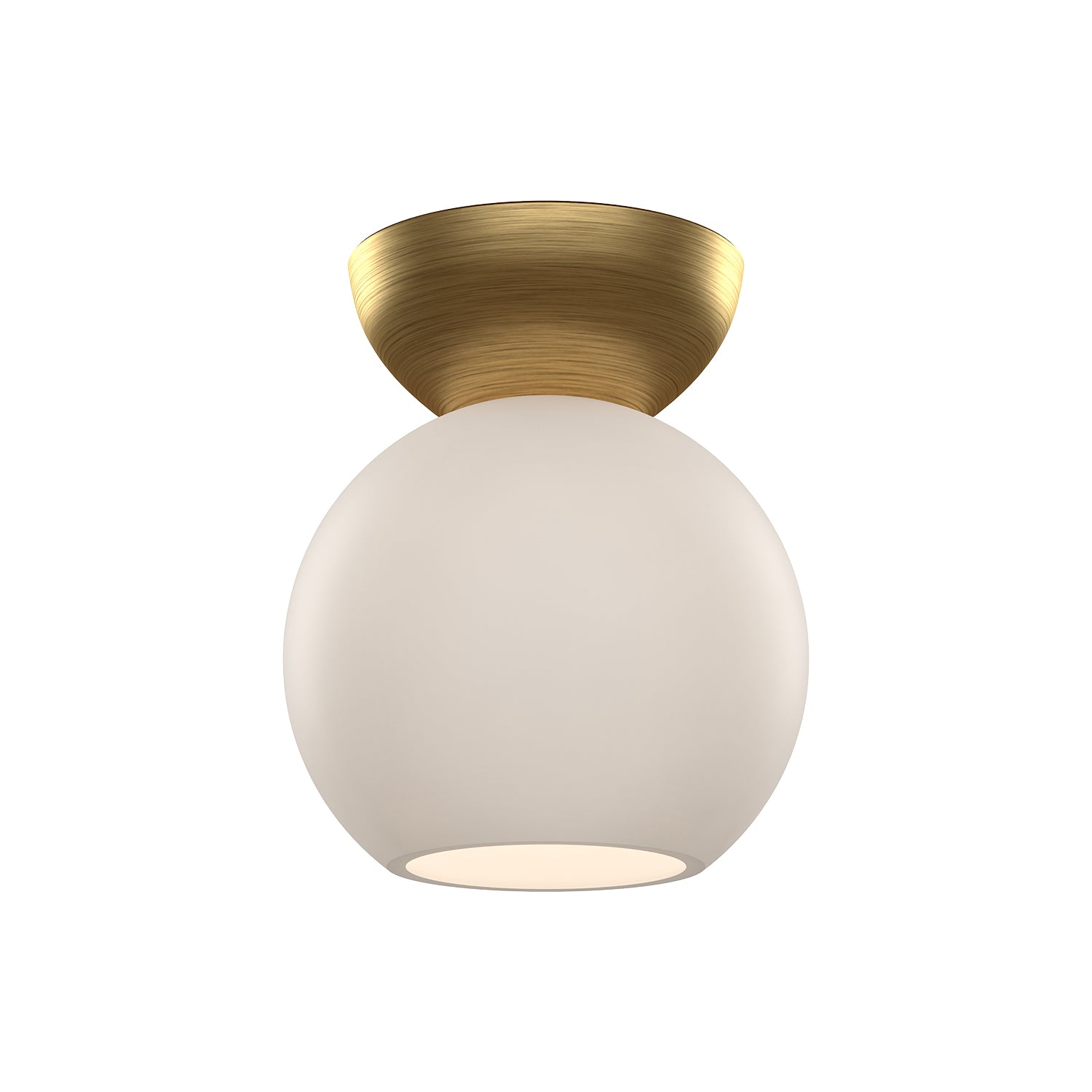 Arcadia 6-in Steel Semi-Flush Mount