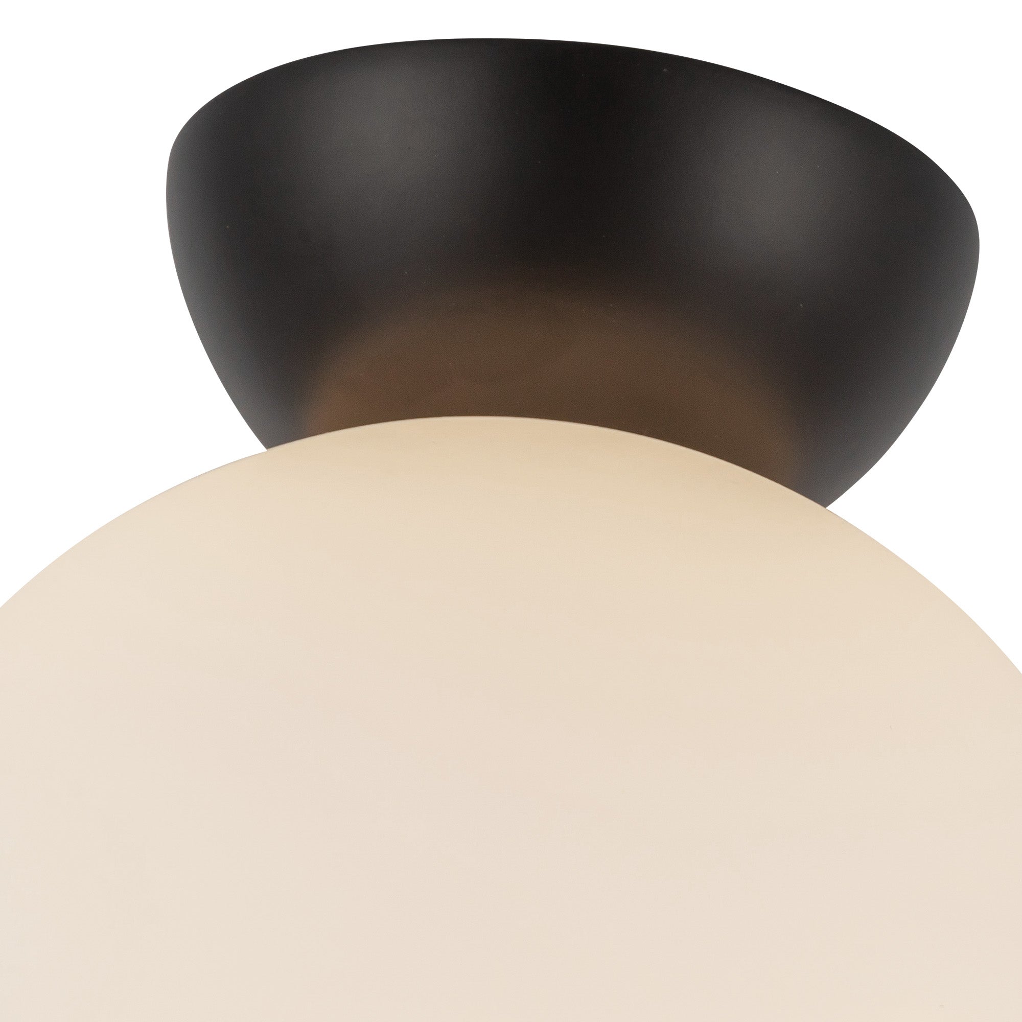 Arcadia 8-in Steel Semi-Flush Mount