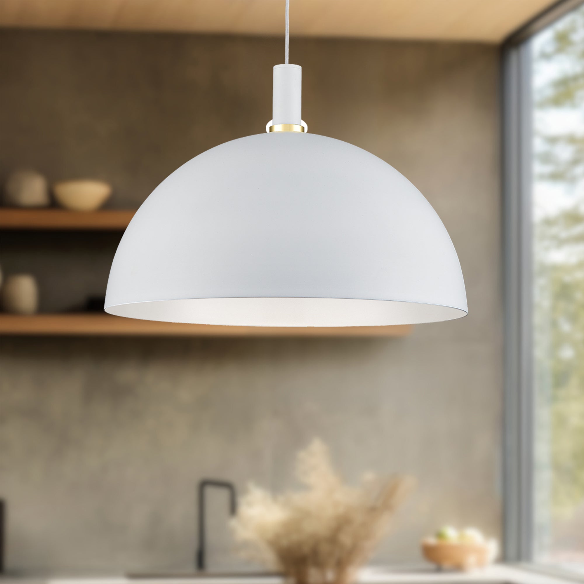 Archibald 24-in Aluminum Pendant