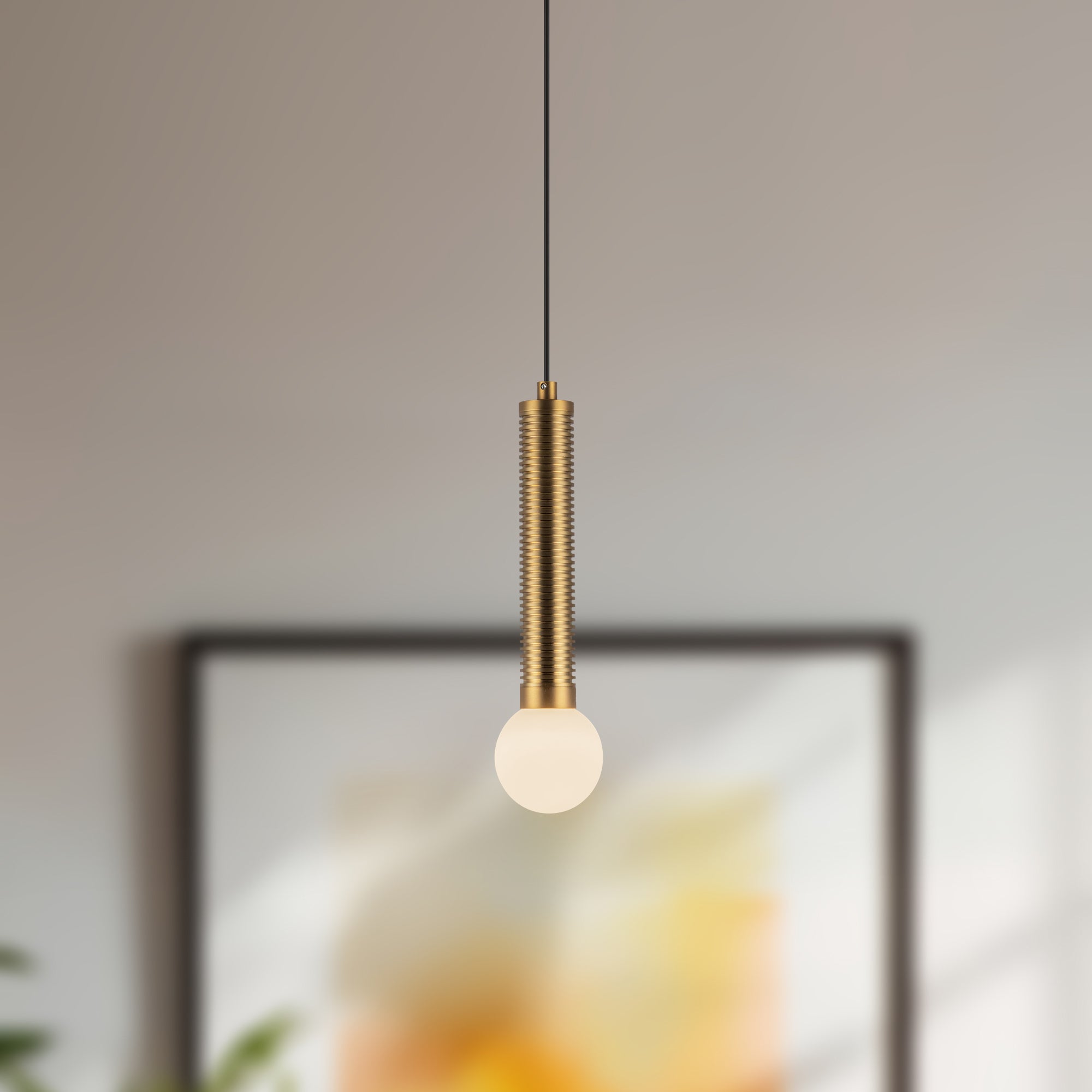 Arden 9-in Aluminum Pendant