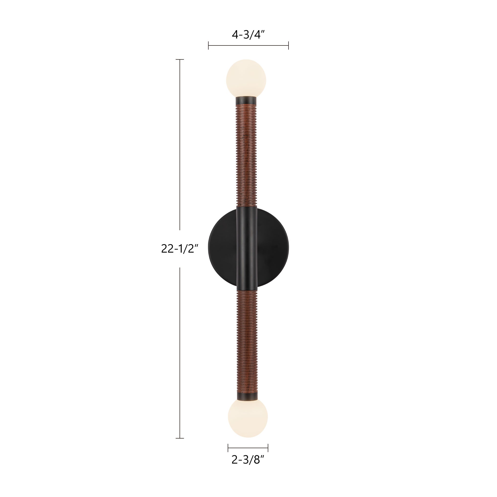 Arden 23-in Aluminum Vanity Light