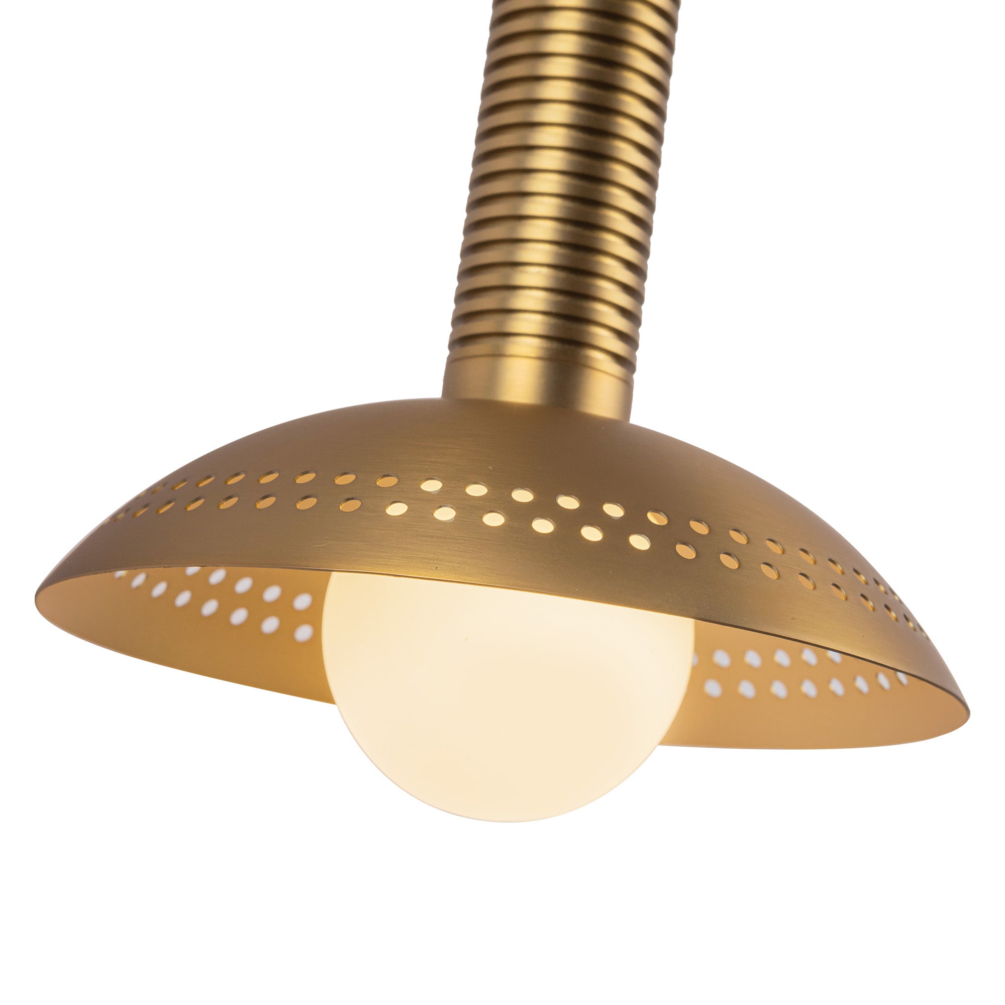 Arden 23-in (With Shade) Aluminum Vanity Light