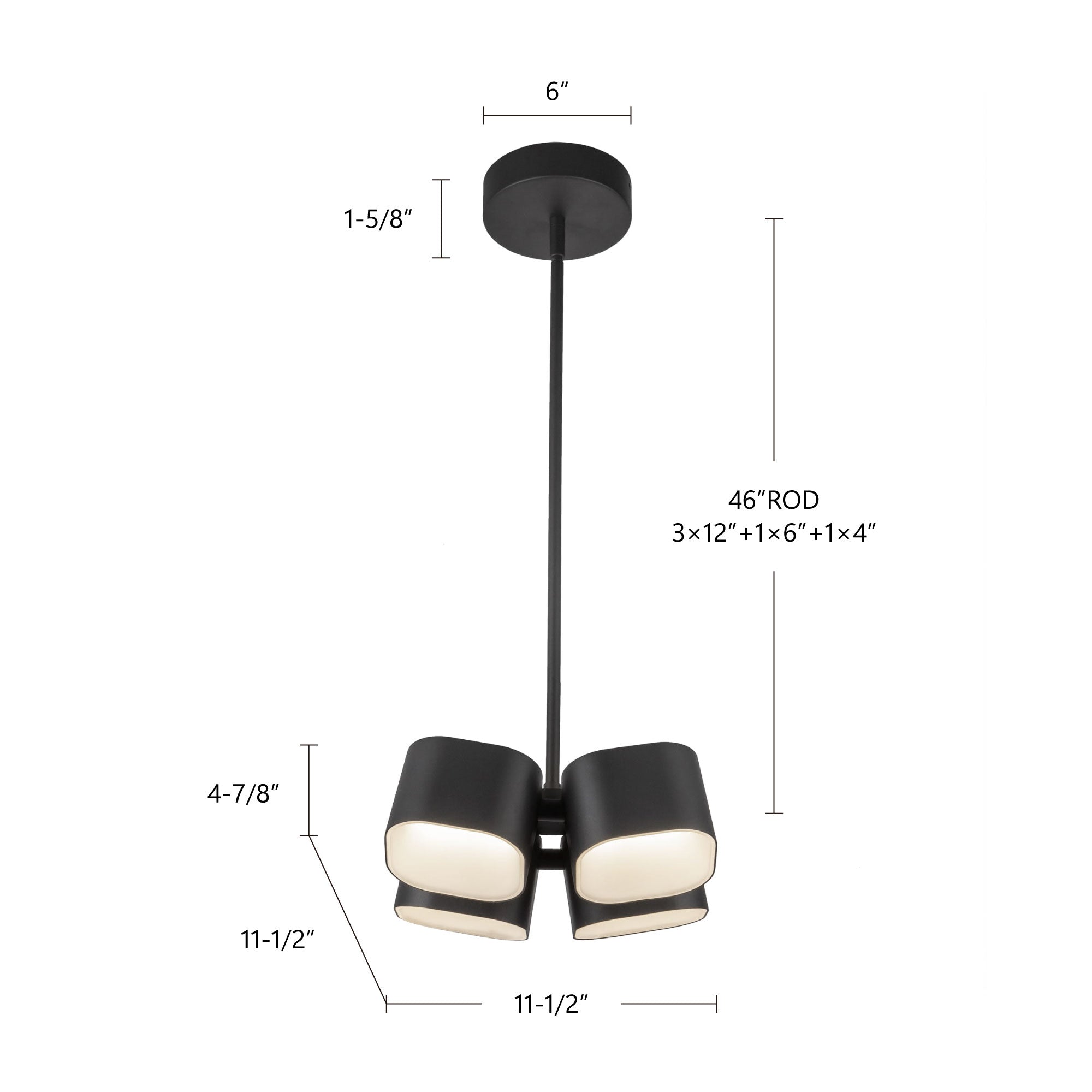 Arena 11-in Aluminum Pendant