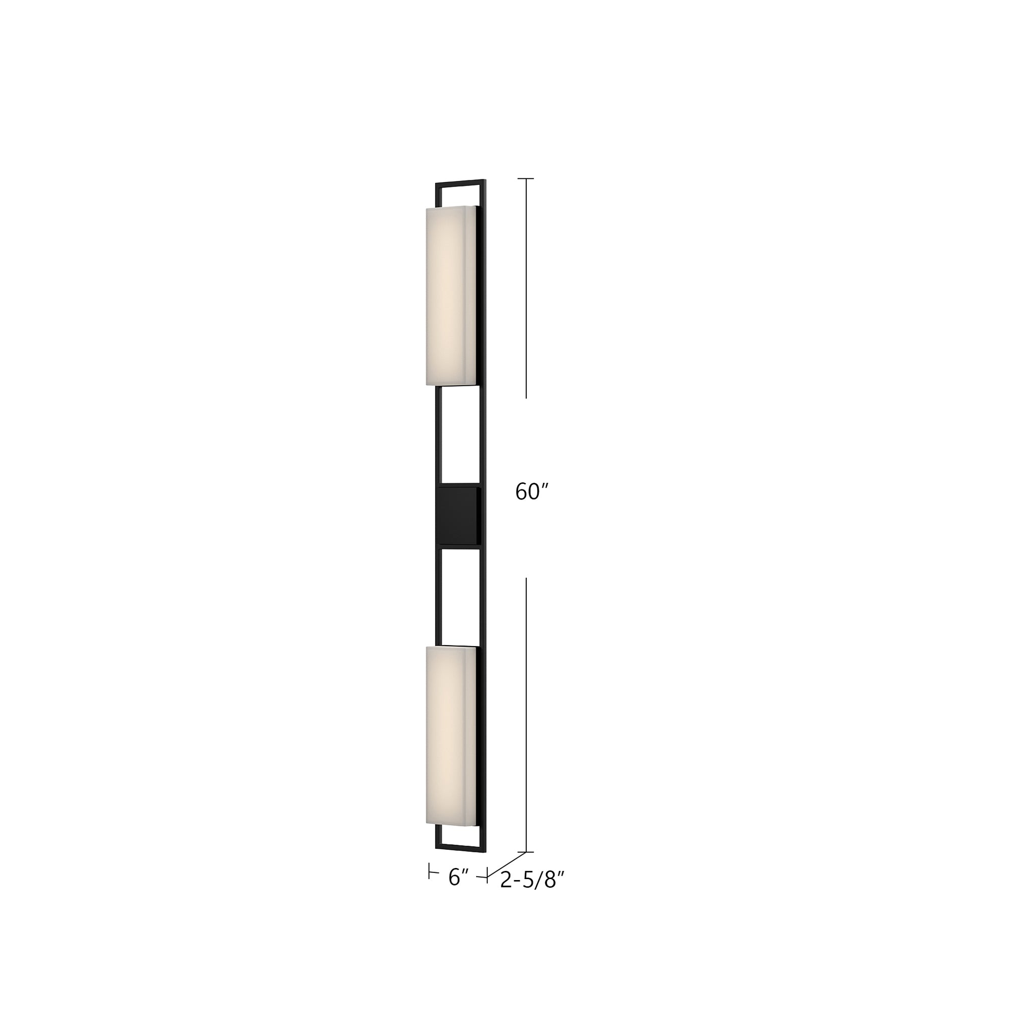 Aspen 60-in Aluminum Outdoor Wall Sconce