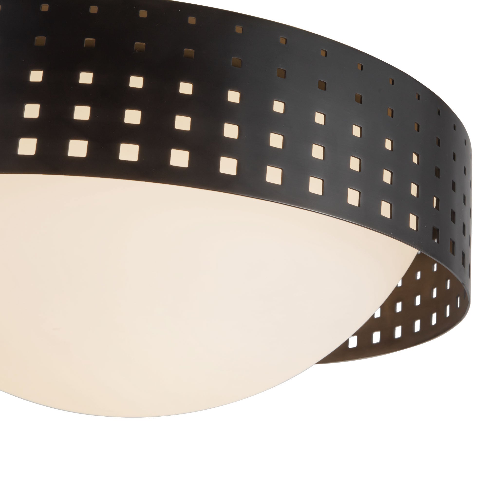 Astoria 14-in Steel Flush Mount