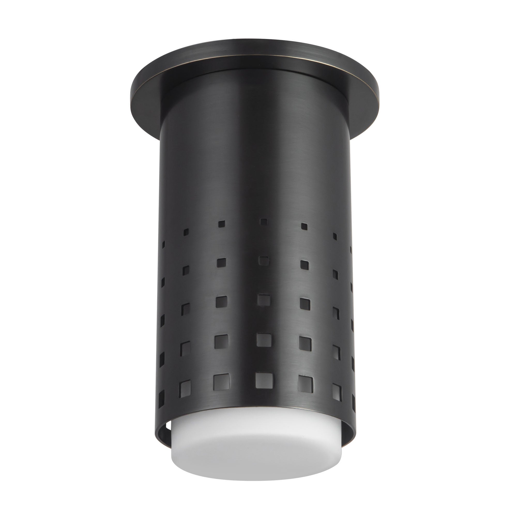 Astoria 5-in Steel Semi-Flush Mount