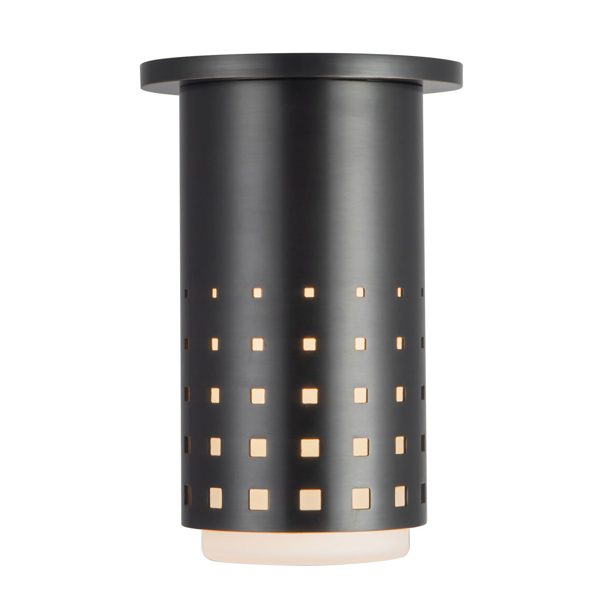 Astoria 5-in Steel Semi-Flush Mount