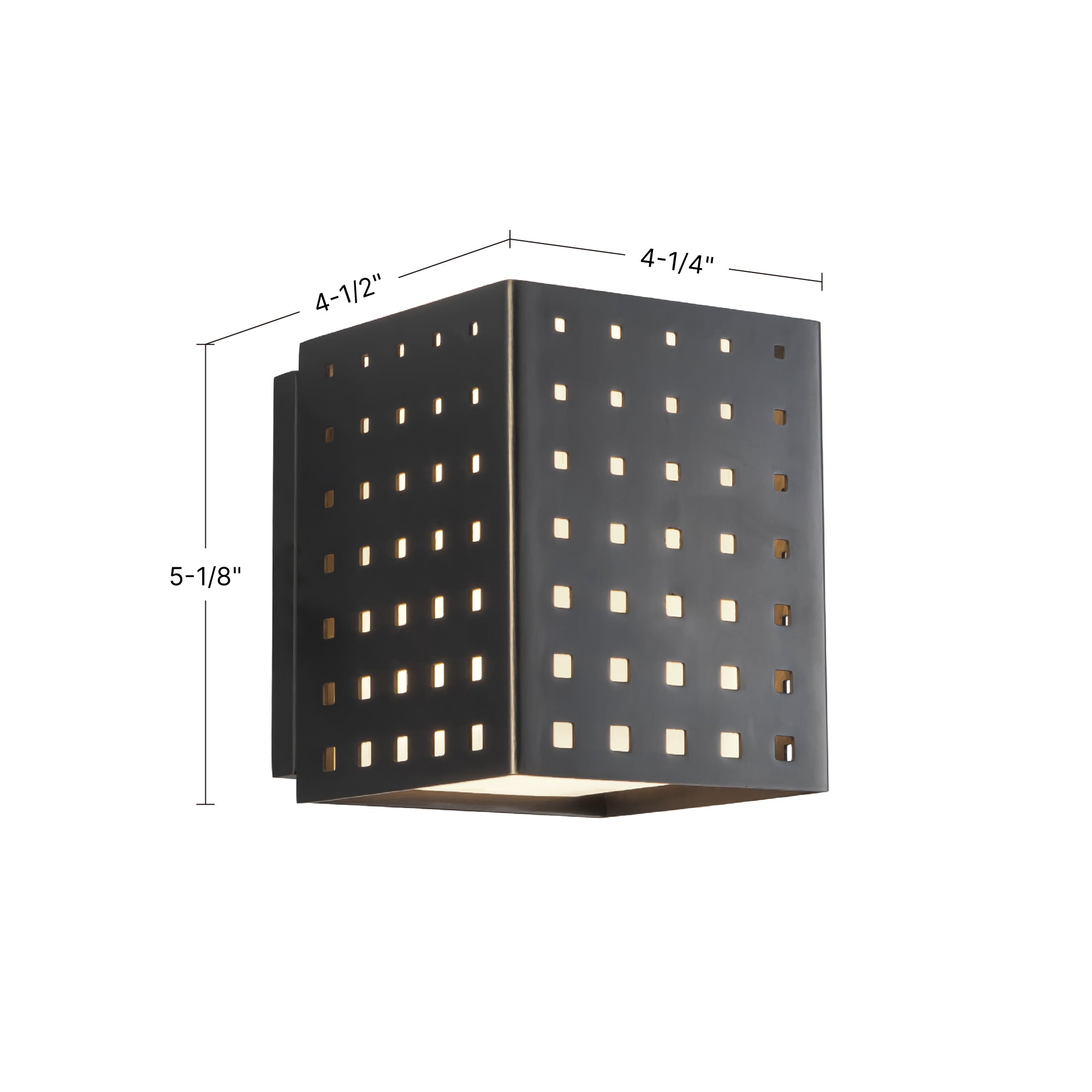 Astoria 5-in Steel Wall Sconce