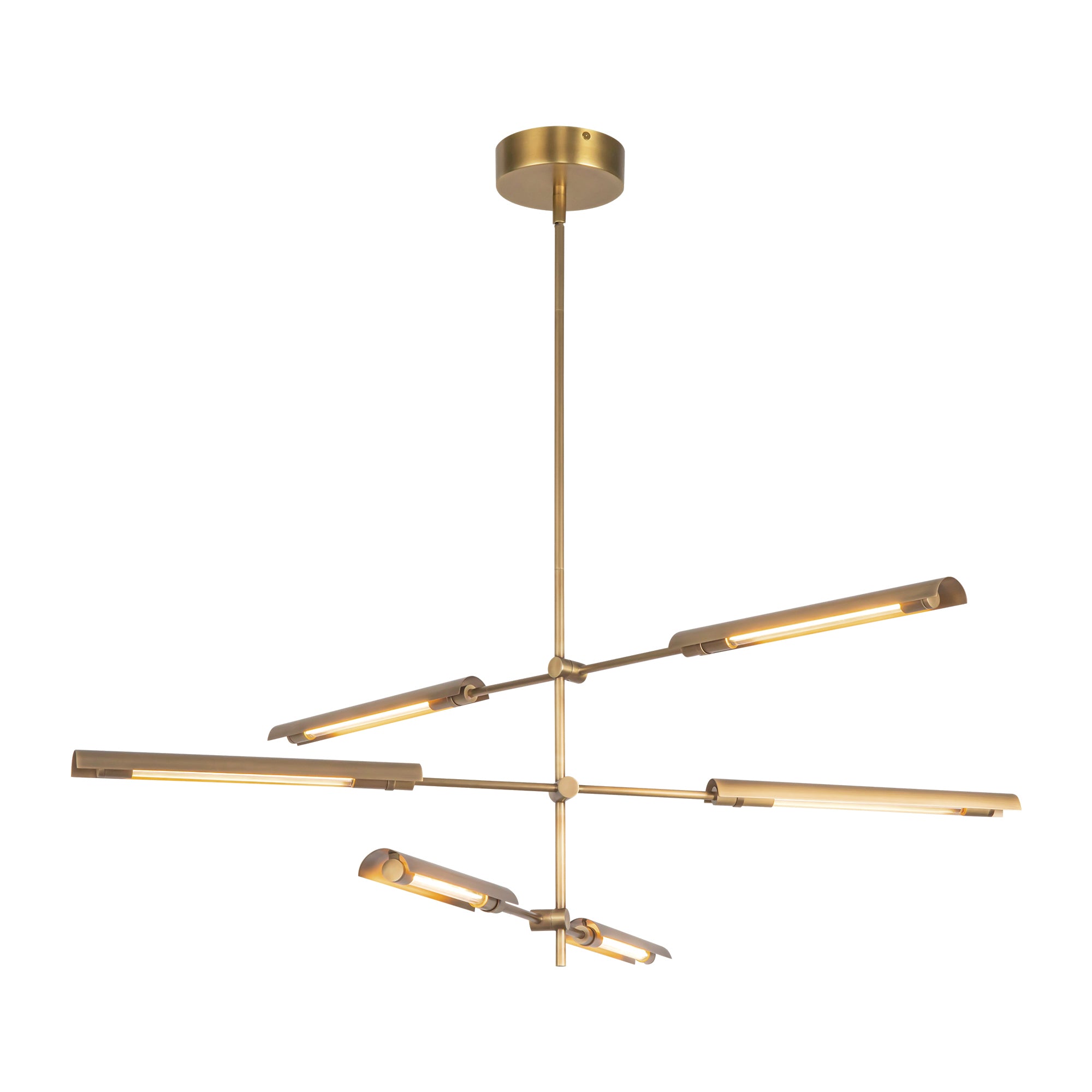 Astrid 6 Head Steel Multi Pendant