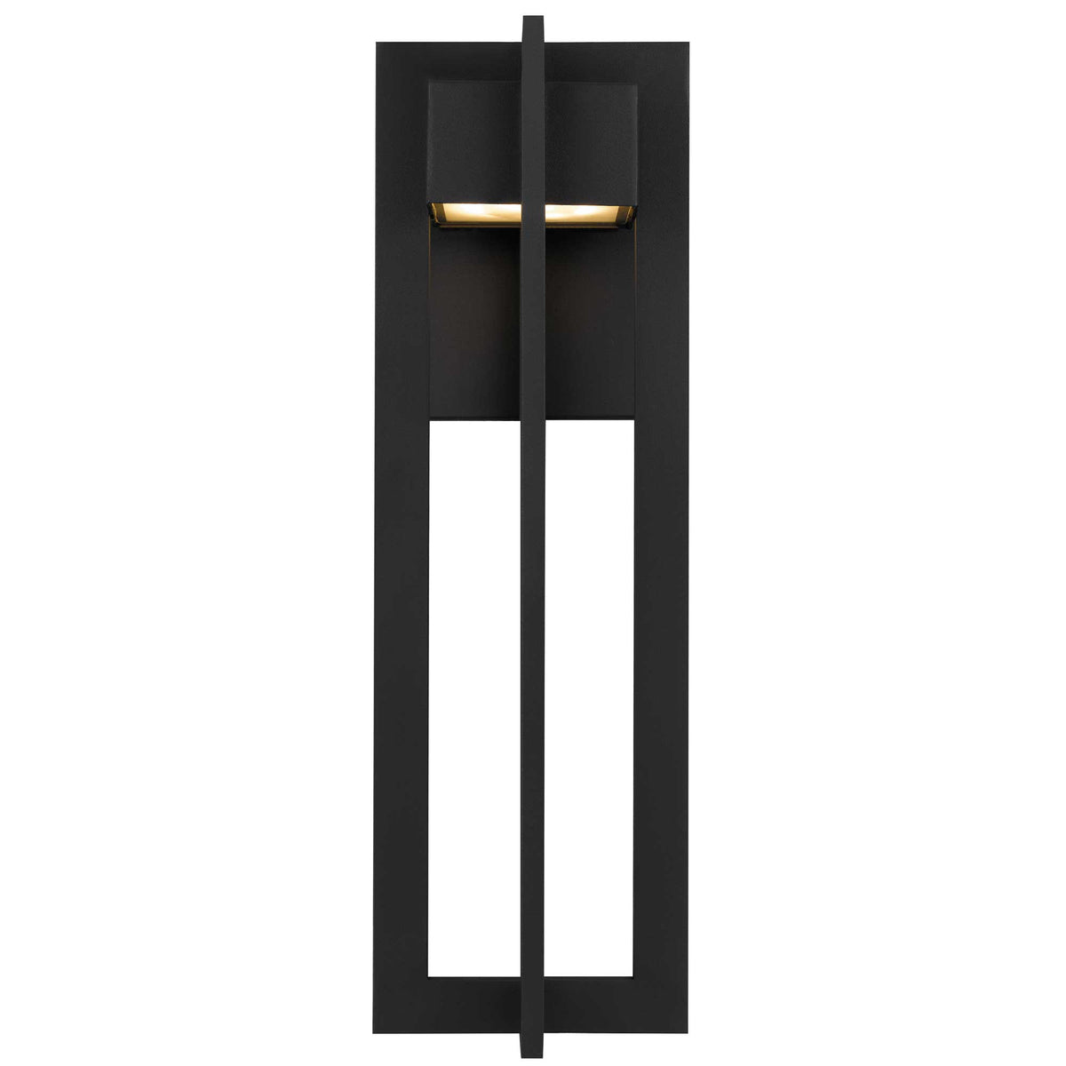 18-Inch Sand Black 4 Bar Outdoor LED Wall Sconce