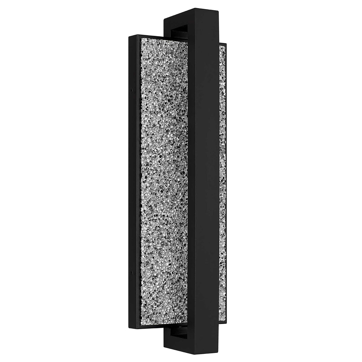 19-Inch Sand Black Seafoam Outdoor LED Wall Sconce
