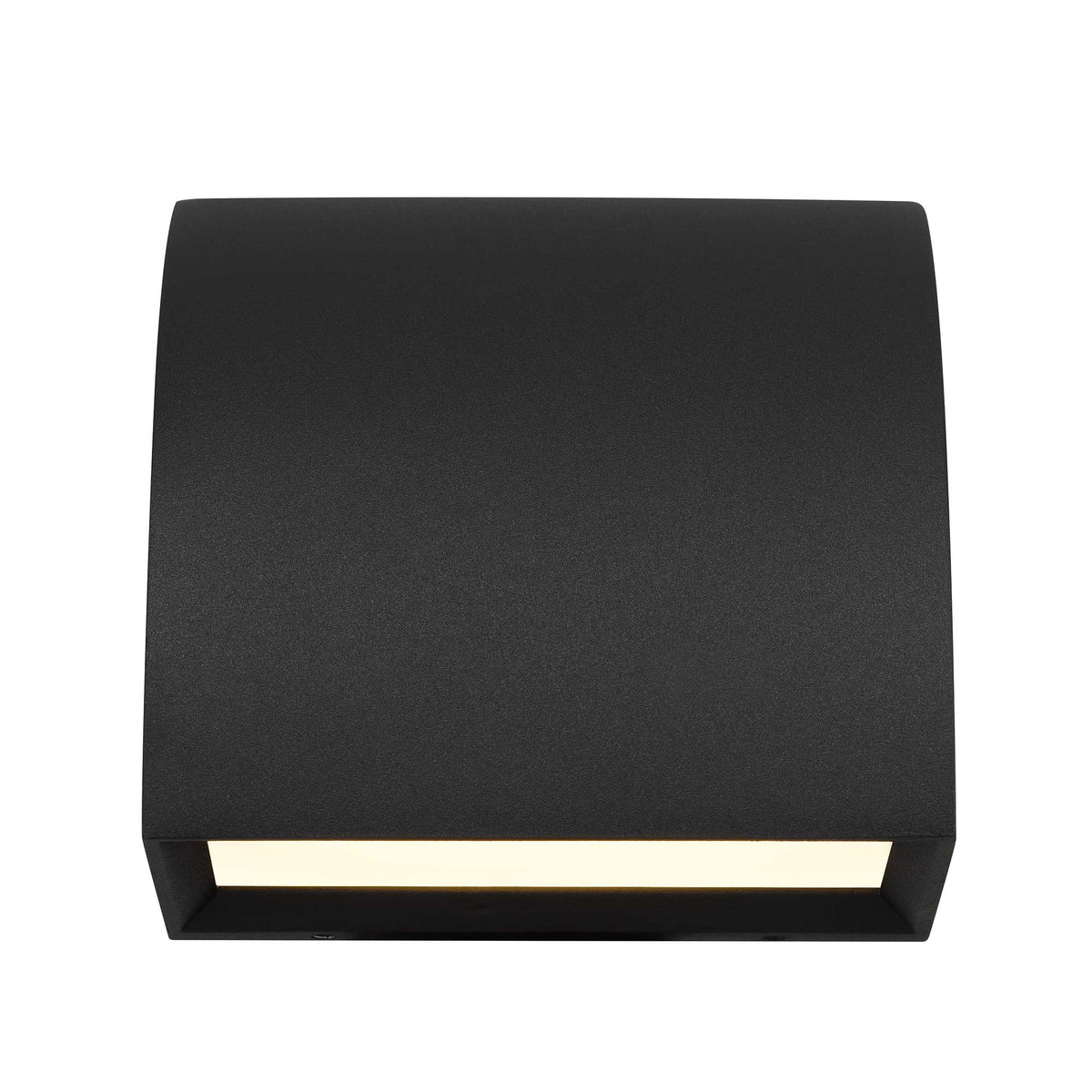 4.5-Inch Sand Black Slope Outdoor LED Wall Sconce