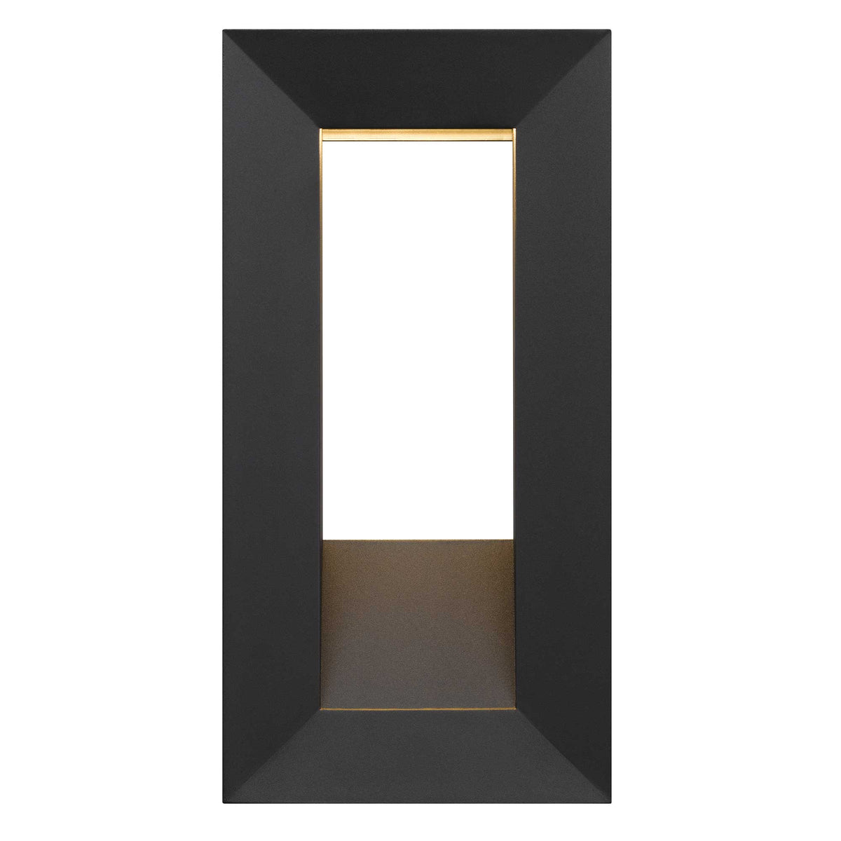 16-Inch Sand Black Paletto Outdoor LED Wall Sconce