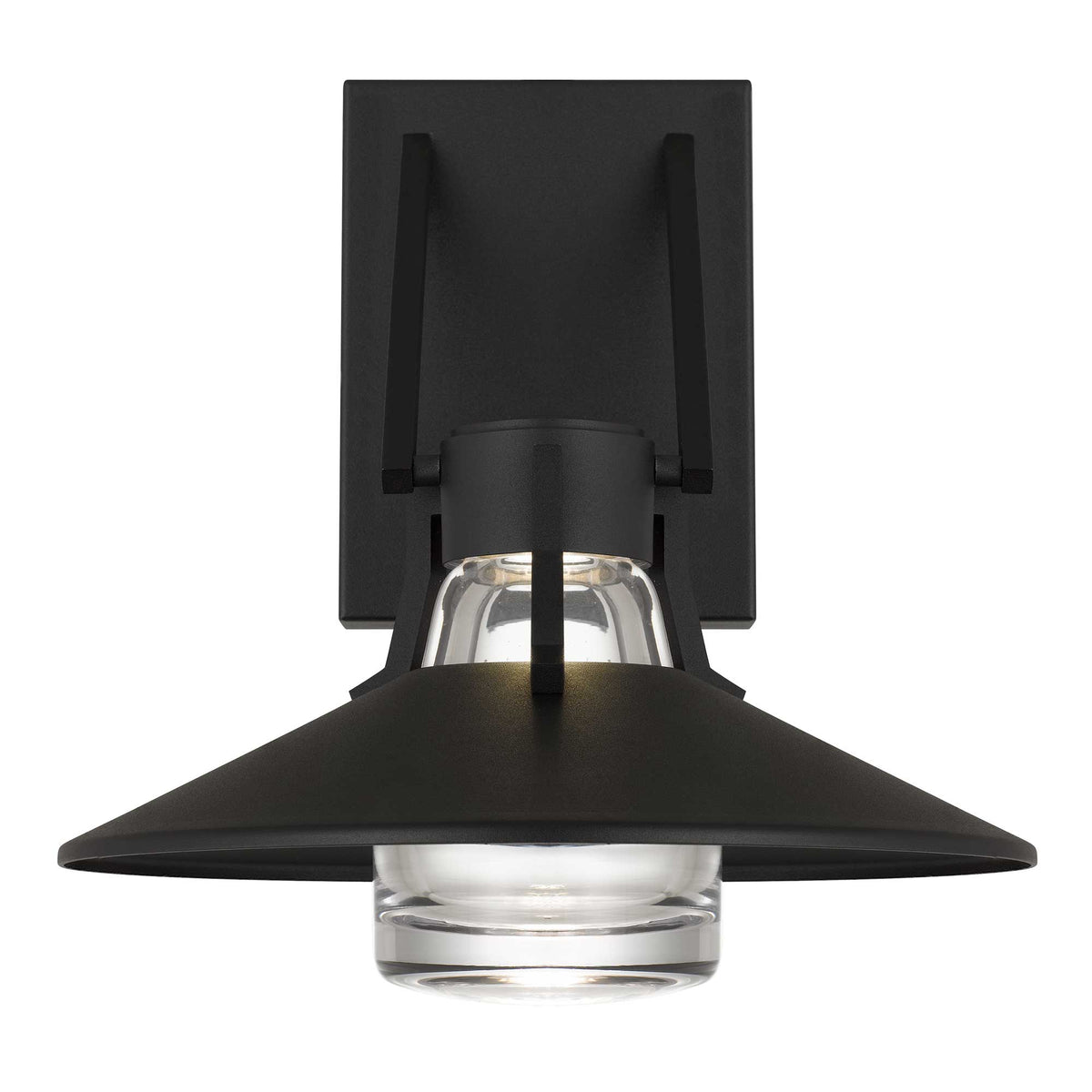 10.5-Inch Sand Black Radiant Outdoor LED Wall Sconce