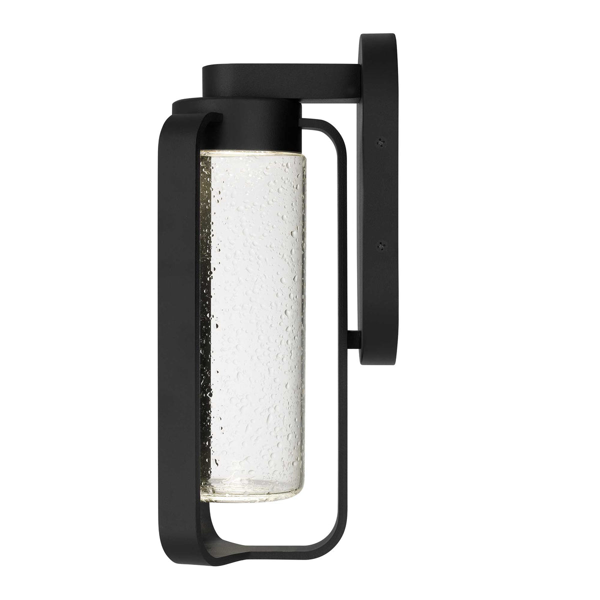 15.5-Inch Sand Black Clover Outdoor LED Wall Sconce