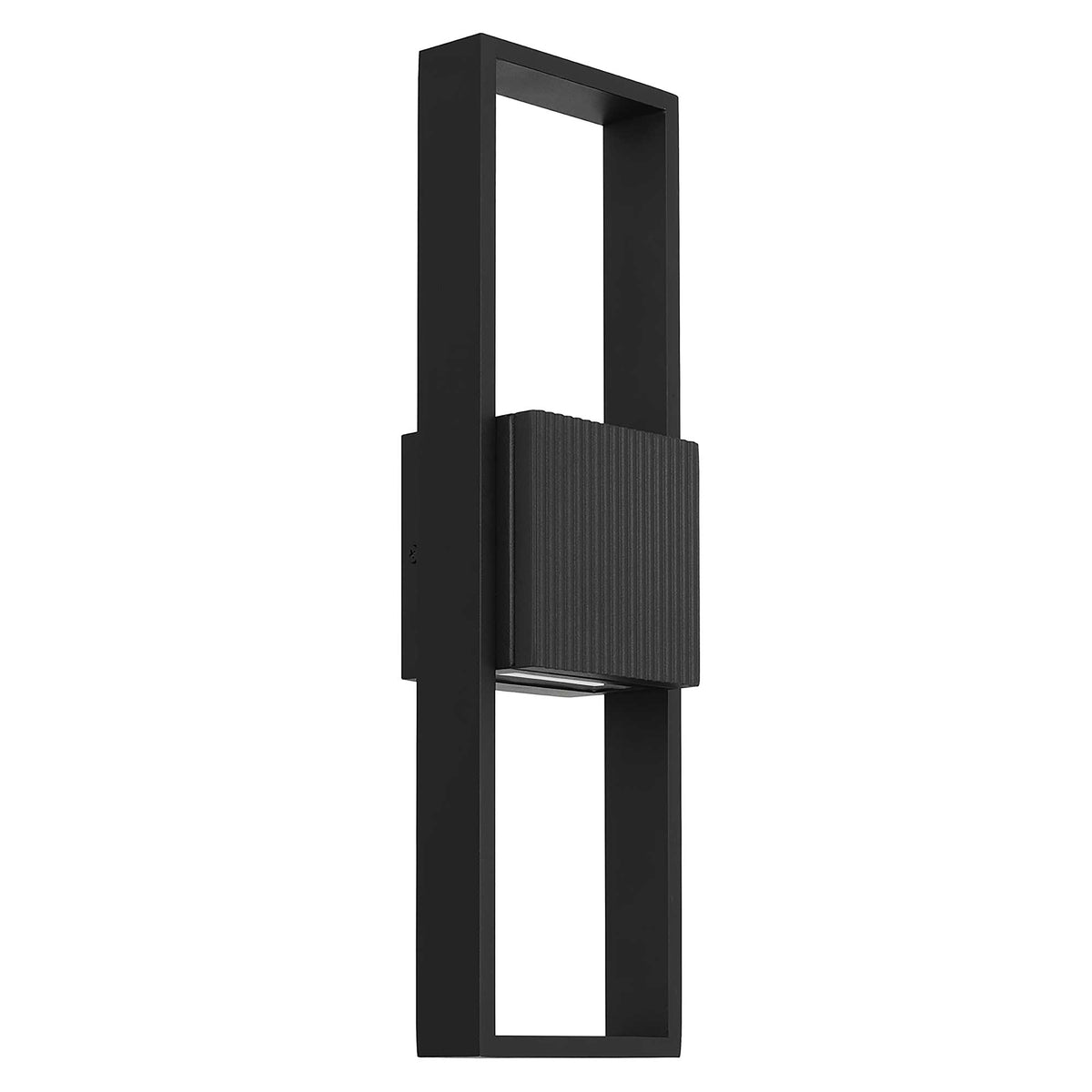 18-Inch Sand Black Miami Outdoor LED Wall Sconce
