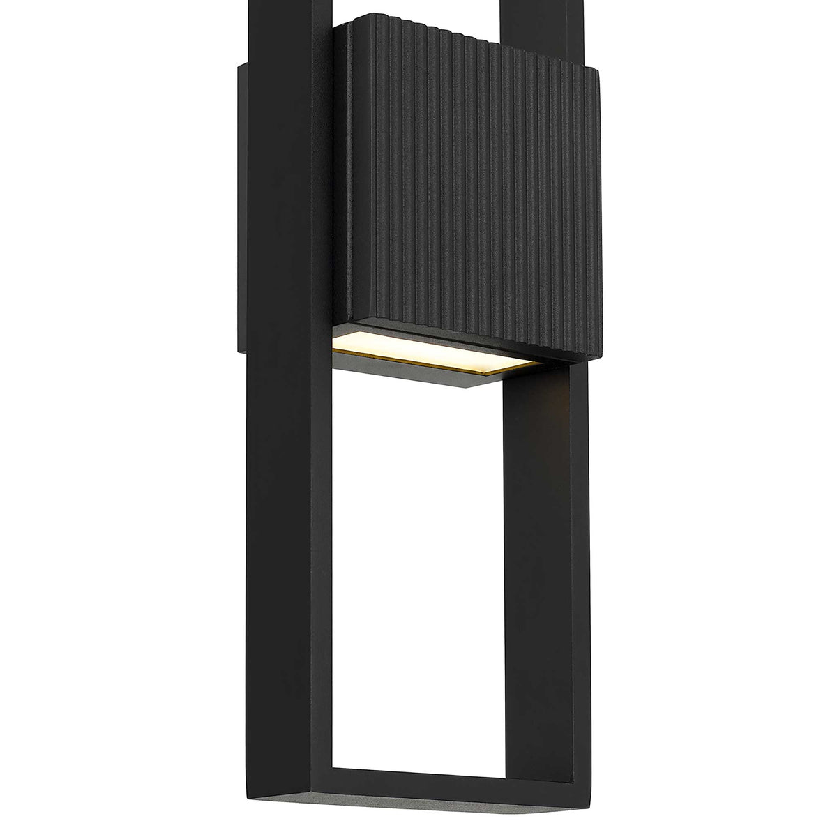18-Inch Sand Black Miami Outdoor LED Wall Sconce