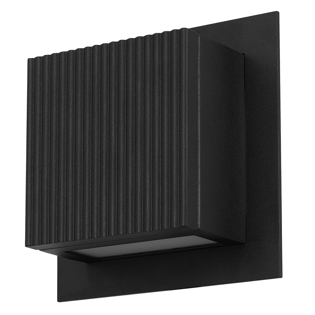 6.25-Inch Sand Black Miami Outdoor LED Wall Sconce