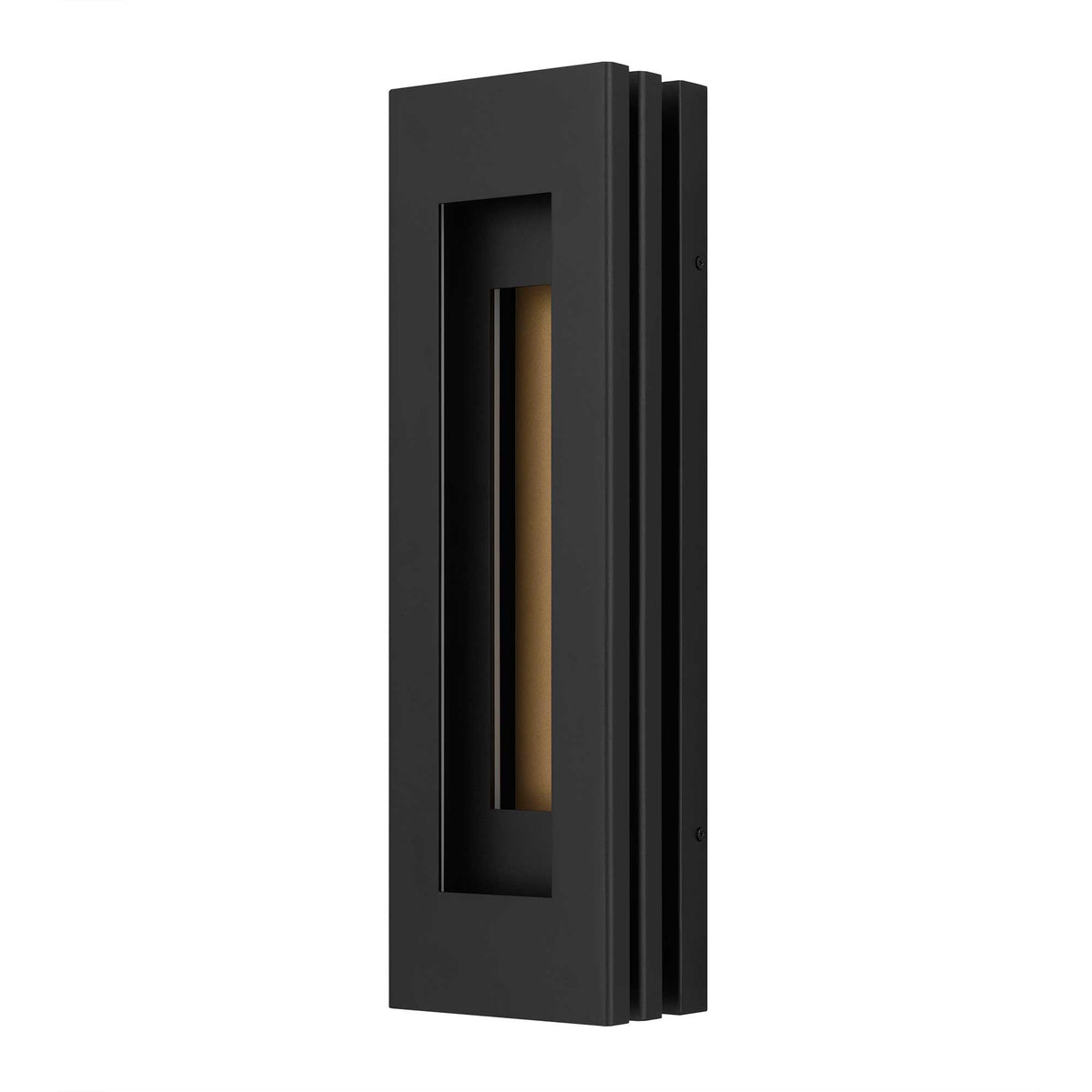 30-Inch Sand Black Layer Outdoor LED Wall Sconce
